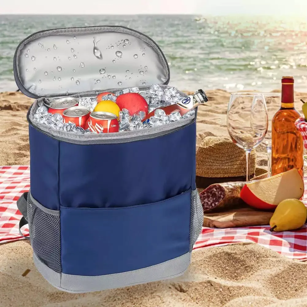 Insulated Waterproof Backpack Cooler Keeps 20 Cans Ice Cold Anywhere