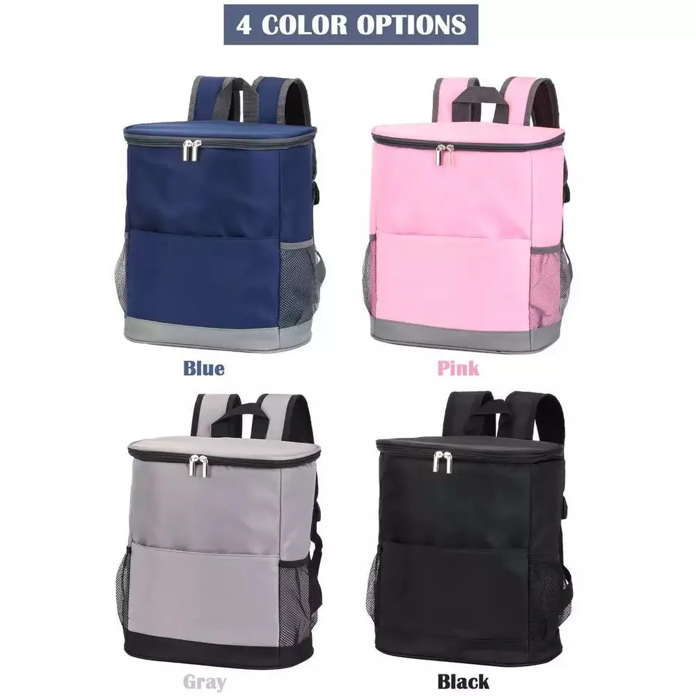 Insulated Waterproof Backpack Cooler Keeps 20 Cans Ice Cold Anywhere