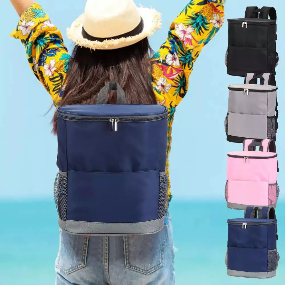 Insulated Waterproof Backpack Cooler Keeps 20 Cans Ice Cold Anywhere