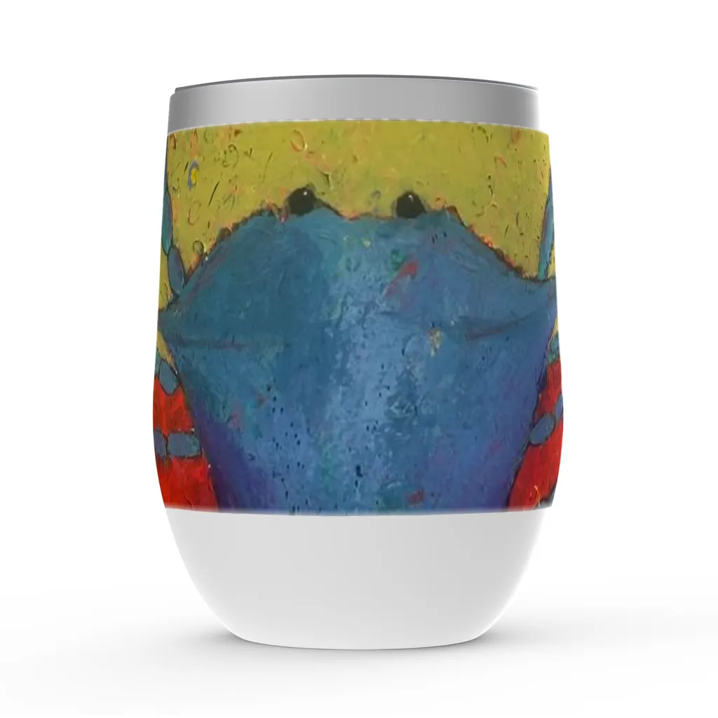 INSULATED WINE TUMBLER | BLUE CRAB