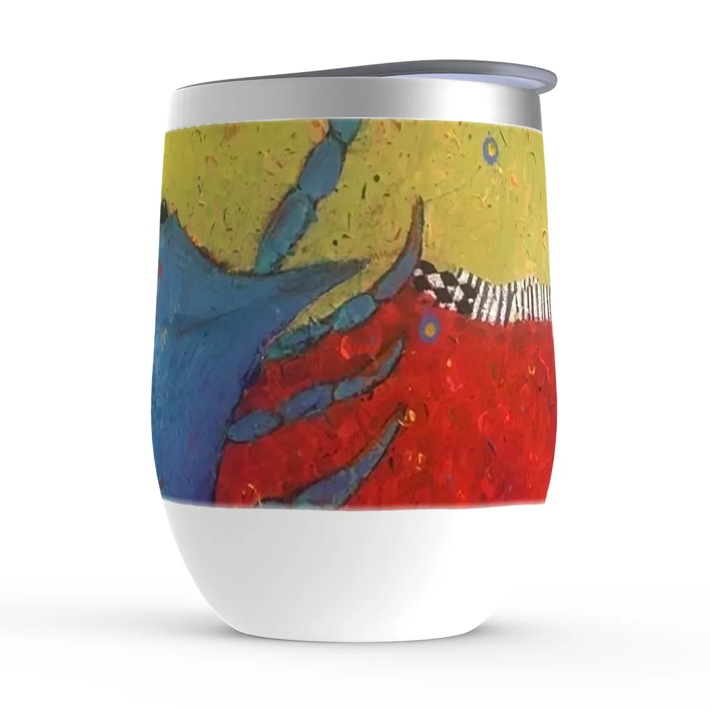 INSULATED WINE TUMBLER | BLUE CRAB