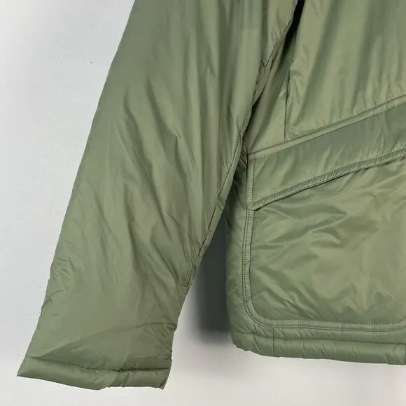 J Crew Sherpa-Lined Puffer Jacket Primaloft Size Small