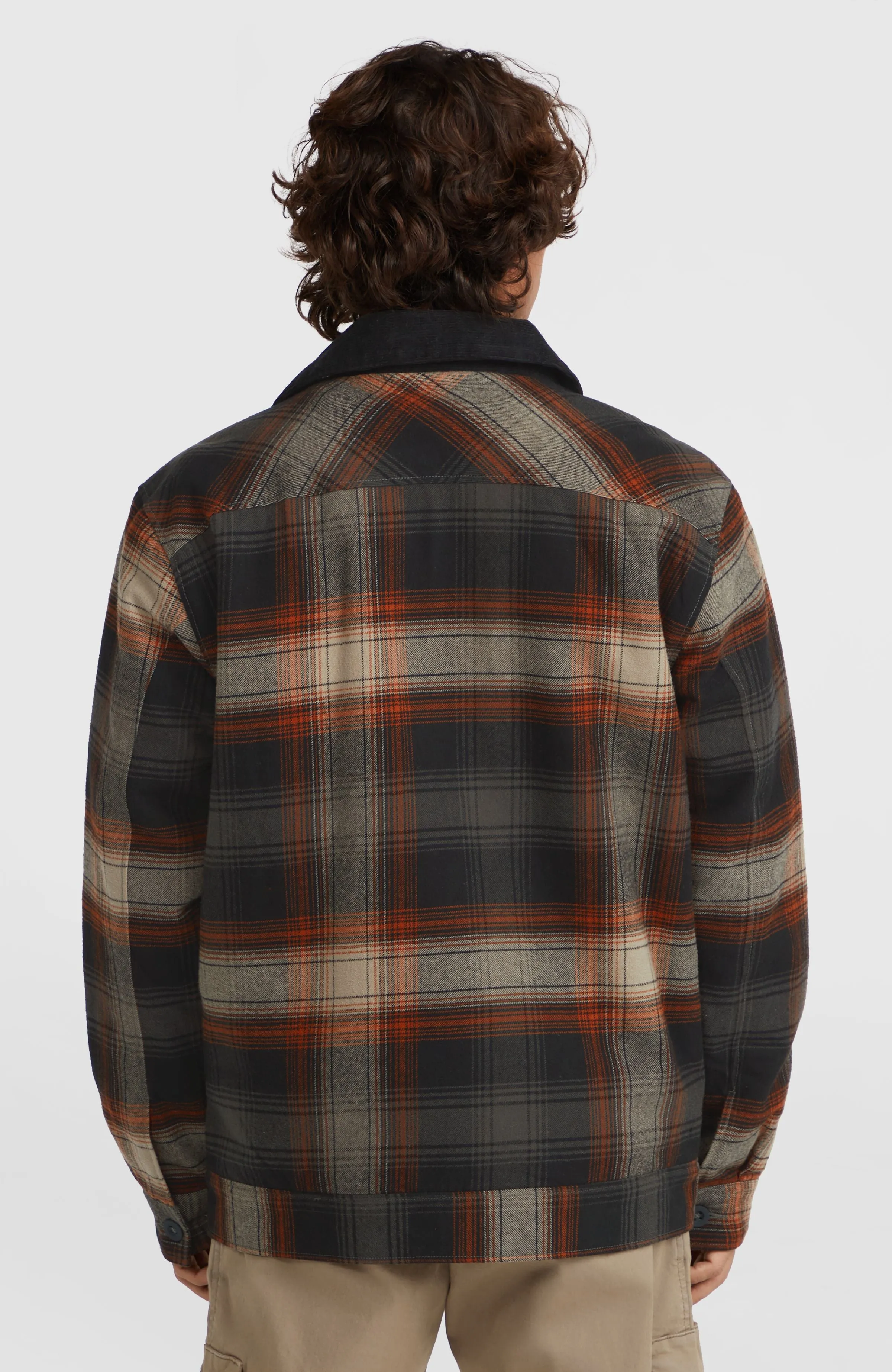 Jacke mit Fleecefutter | Grey Check Small