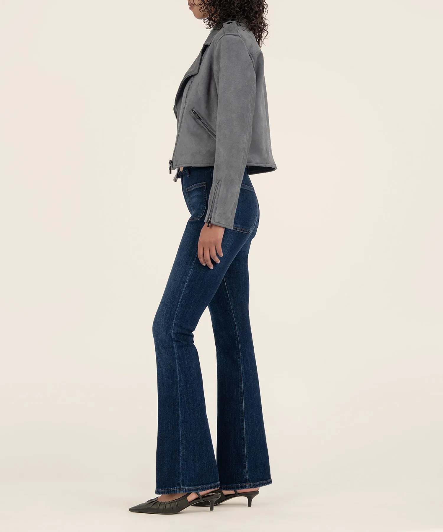 Jackie Faux Suede Moto Jacket - FINAL SALE