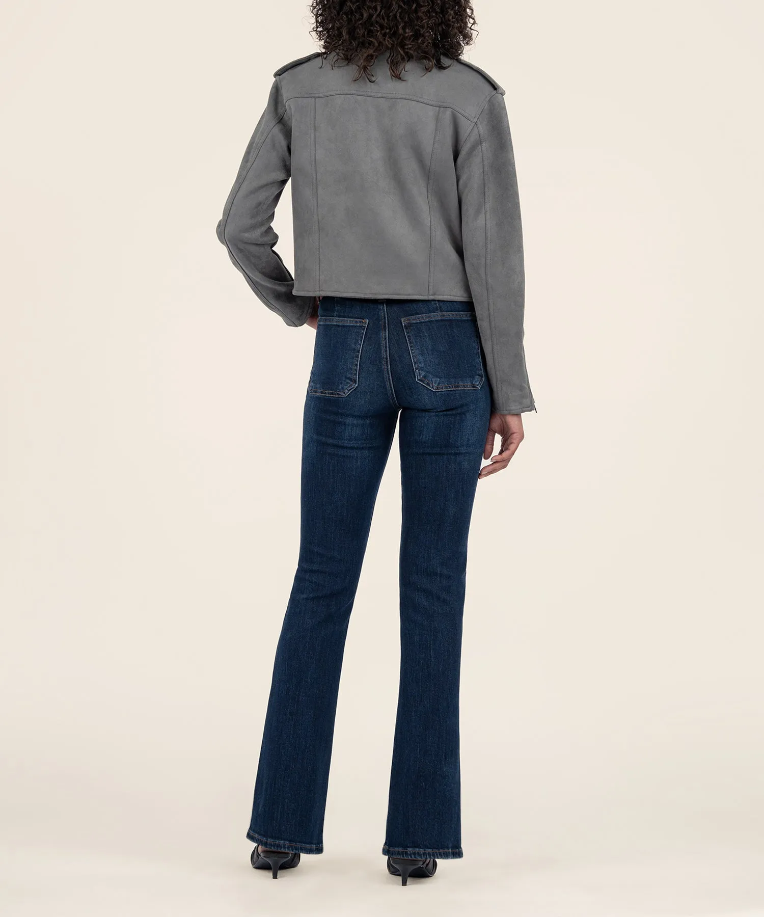 Jackie Faux Suede Moto Jacket - FINAL SALE