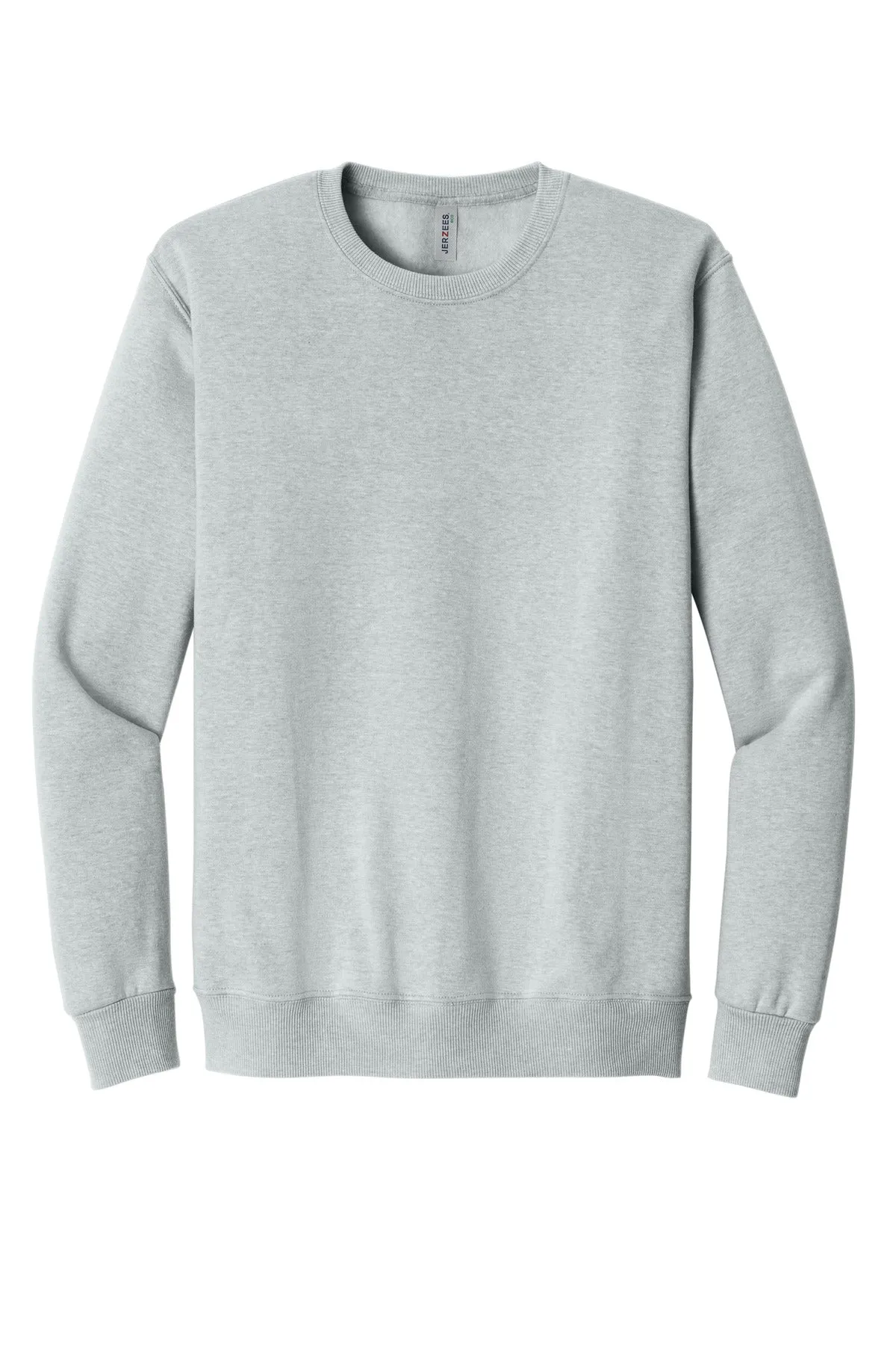 Jerzees Eco Premium Blend Crewneck Sweatshirt 701M Frost Grey Heather
