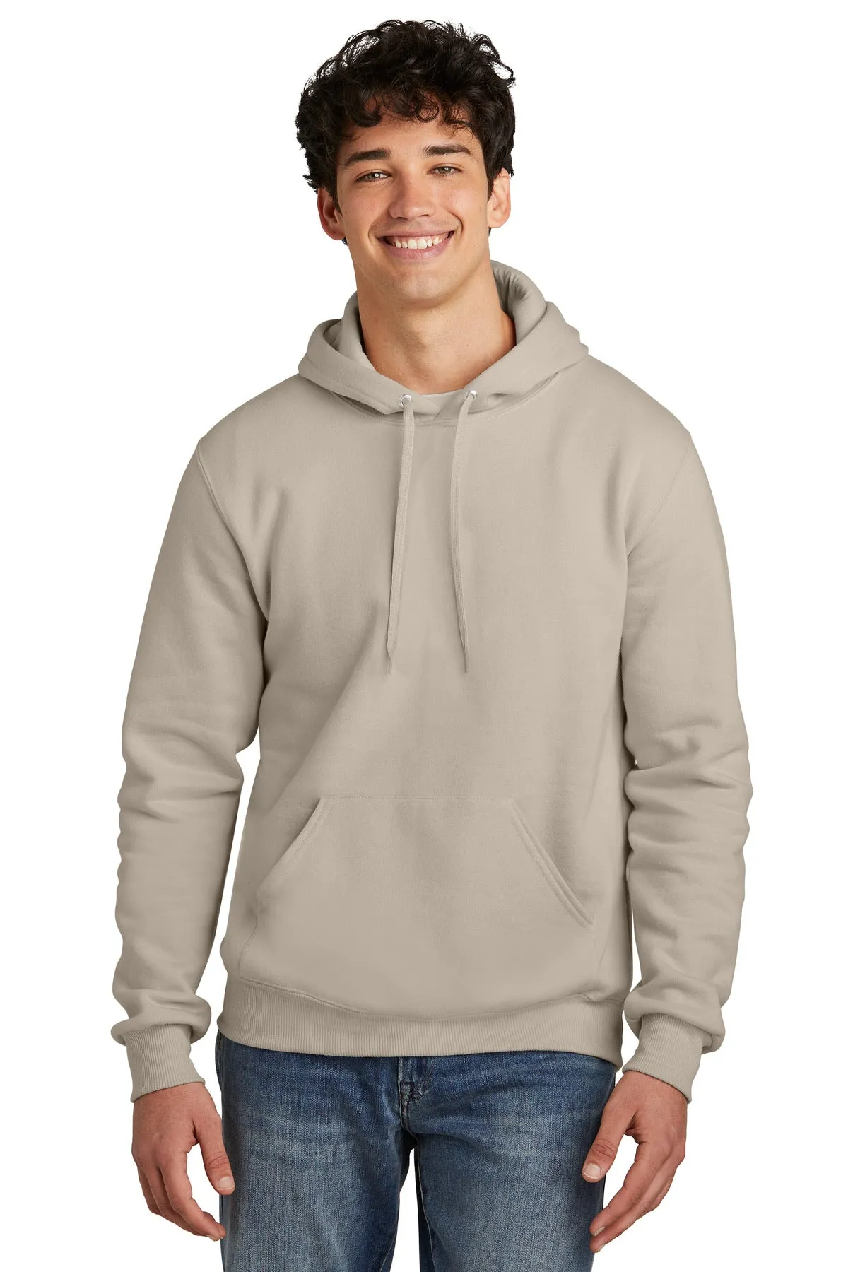 Jerzees Eco Premium Blend Pullover Hooded Sweatshirt 700M Putty
