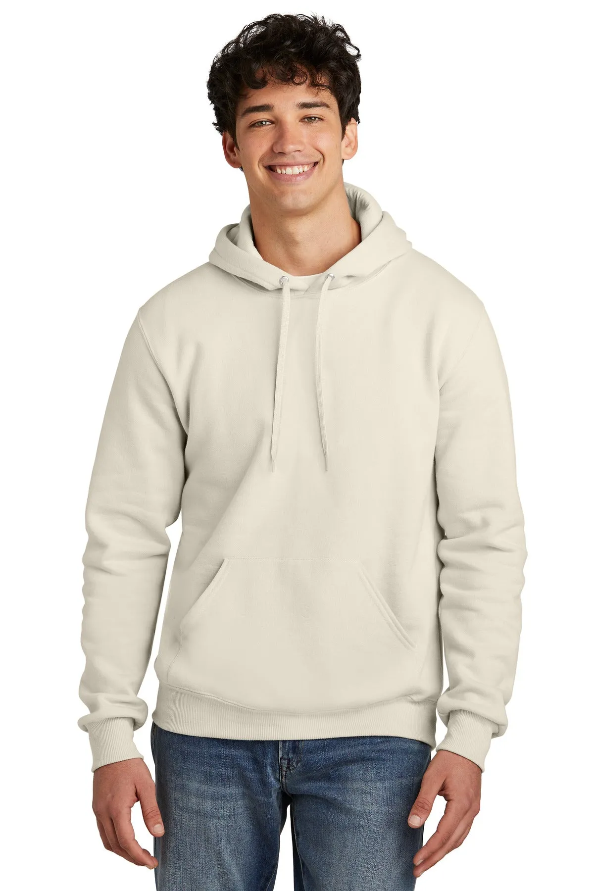 Jerzees Eco Premium Blend Pullover Hooded Sweatshirt 700M Sweet Cream Heather