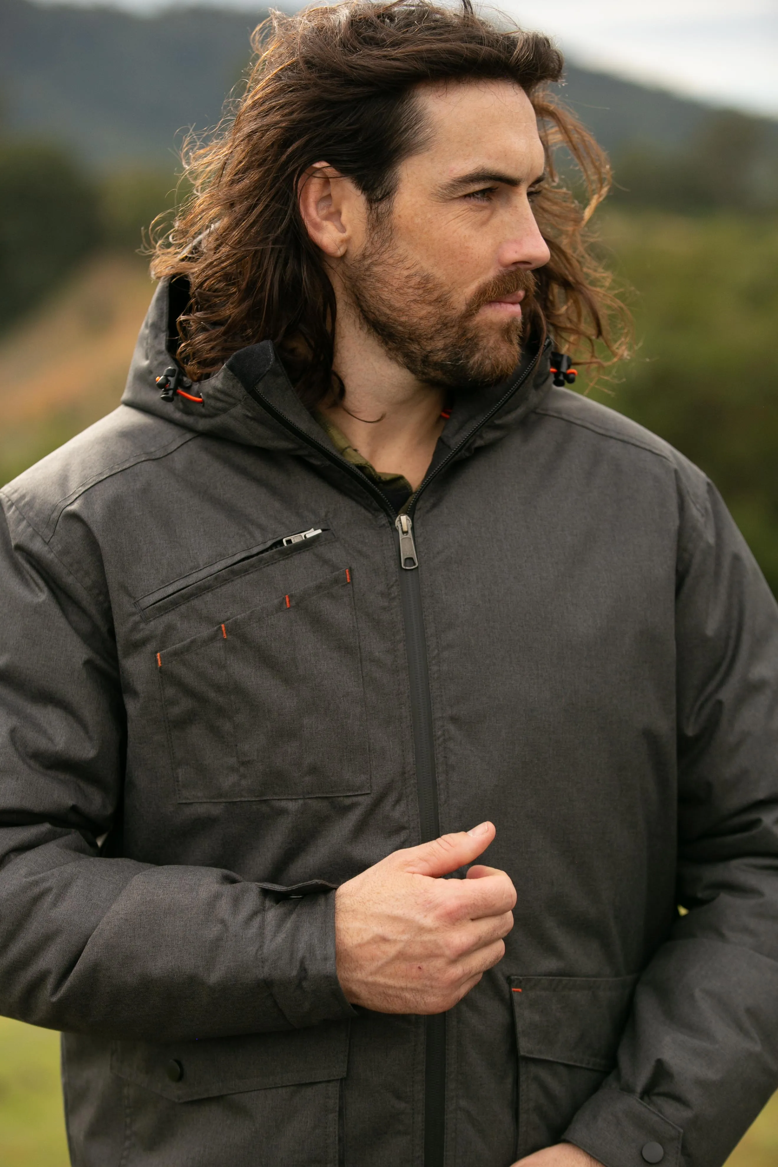 Jetpilot Onsite Pro Mens Jacket - Charcoal