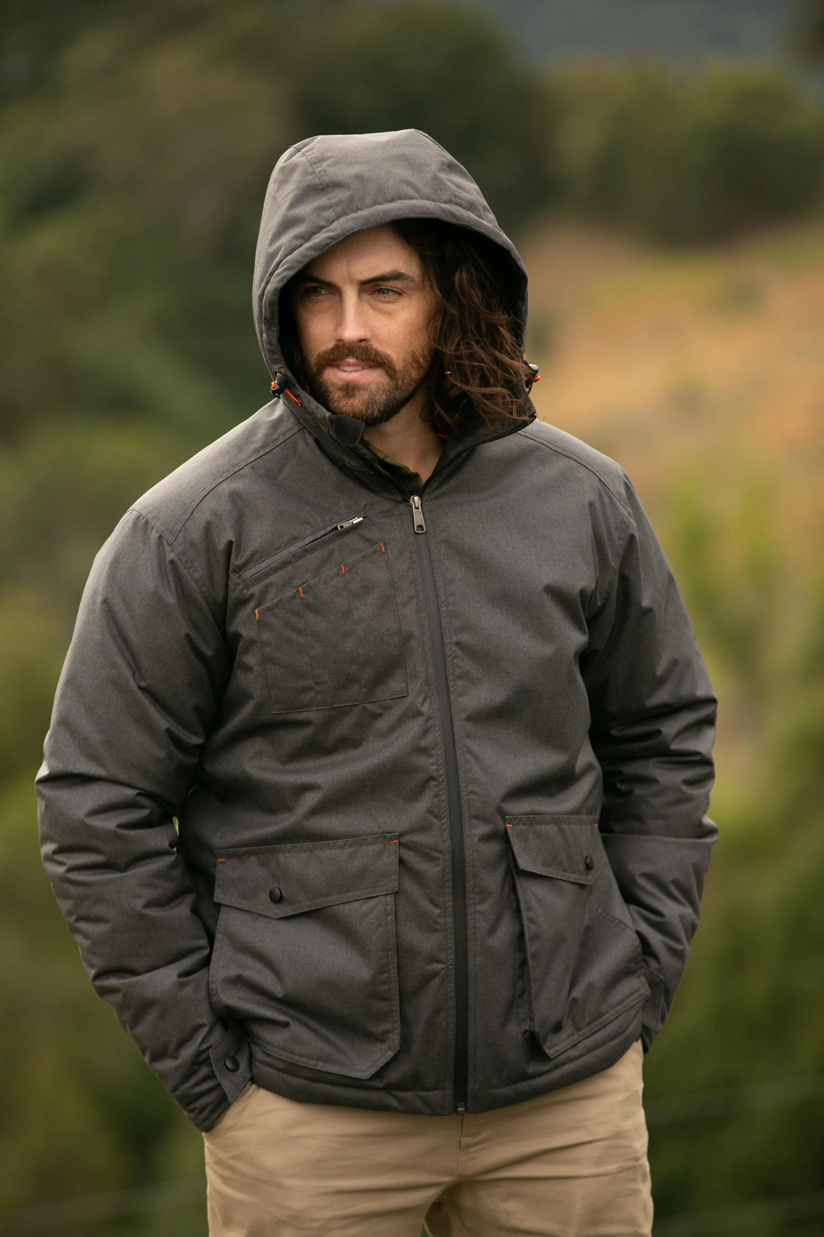 Jetpilot Onsite Pro Mens Jacket - Charcoal