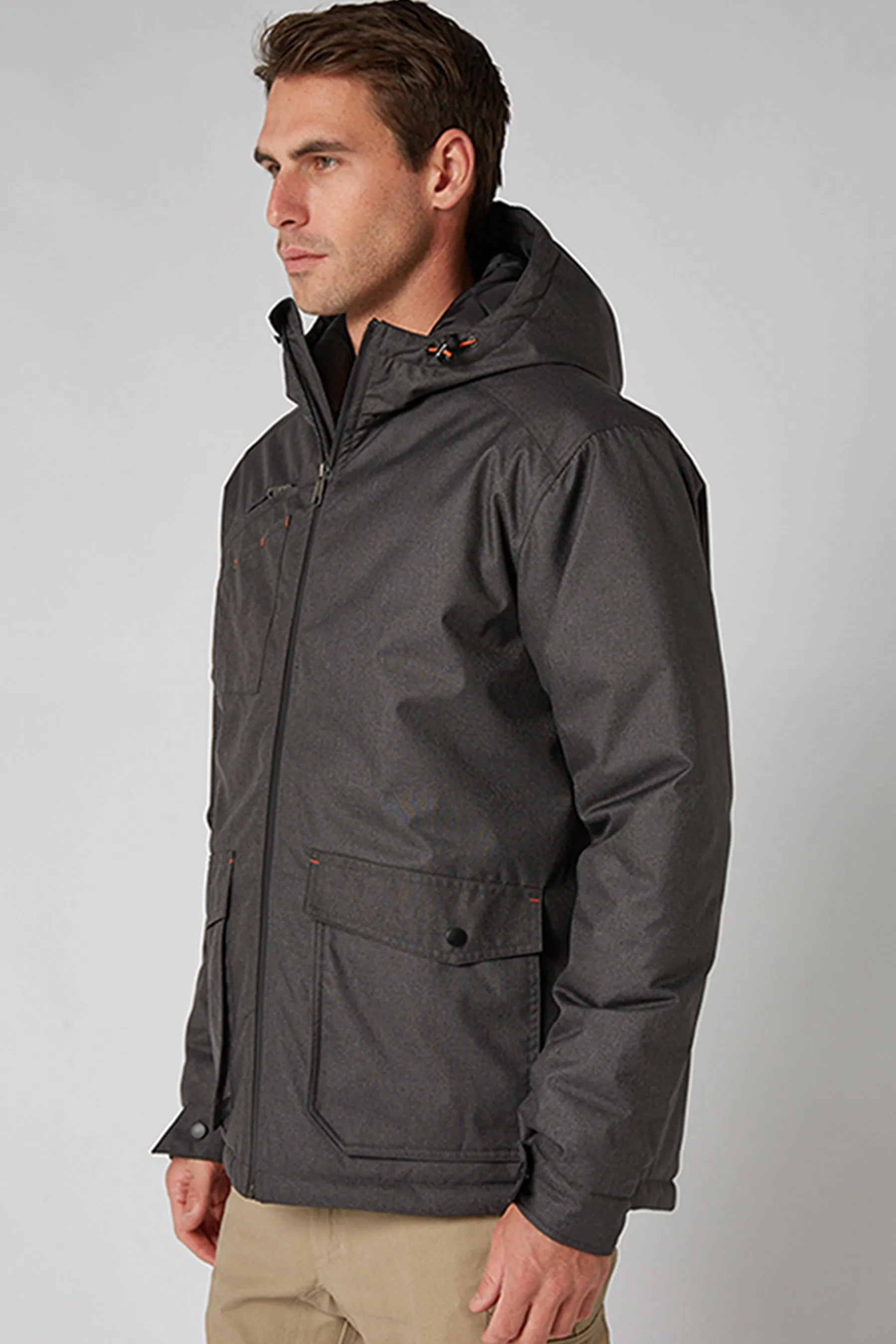 Jetpilot Onsite Pro Mens Jacket - Charcoal