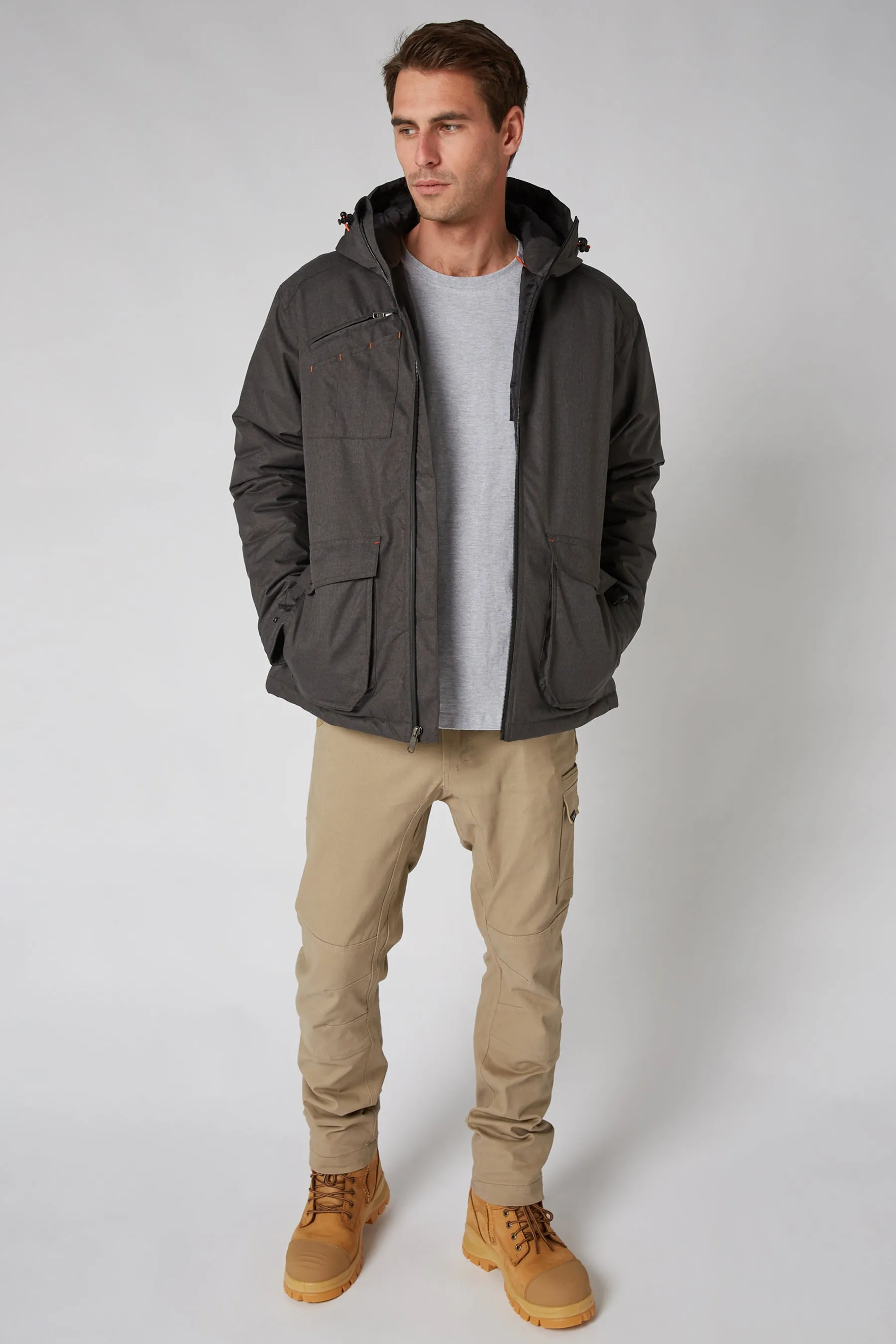 Jetpilot Onsite Pro Mens Jacket - Charcoal