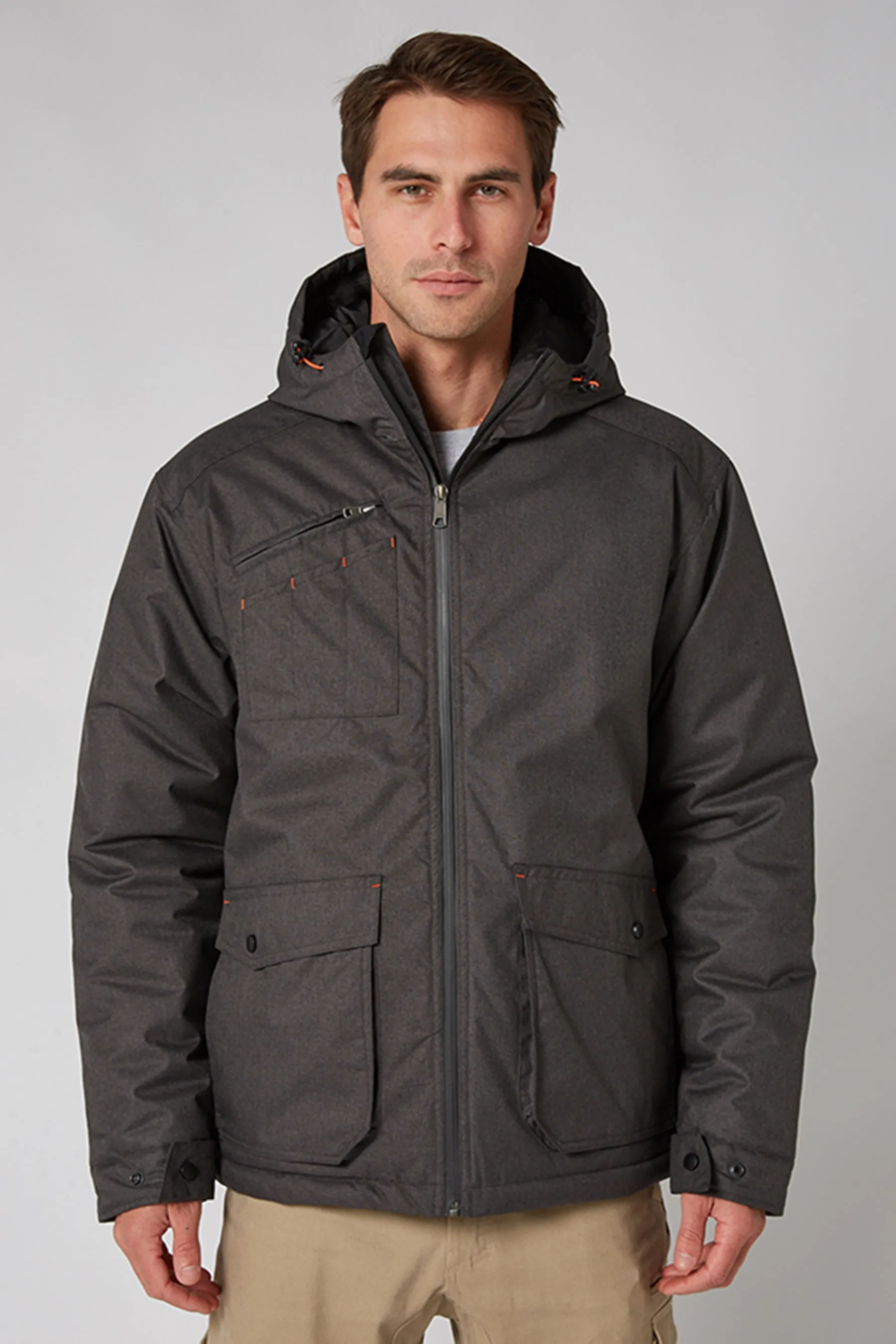 Jetpilot Onsite Pro Mens Jacket - Charcoal
