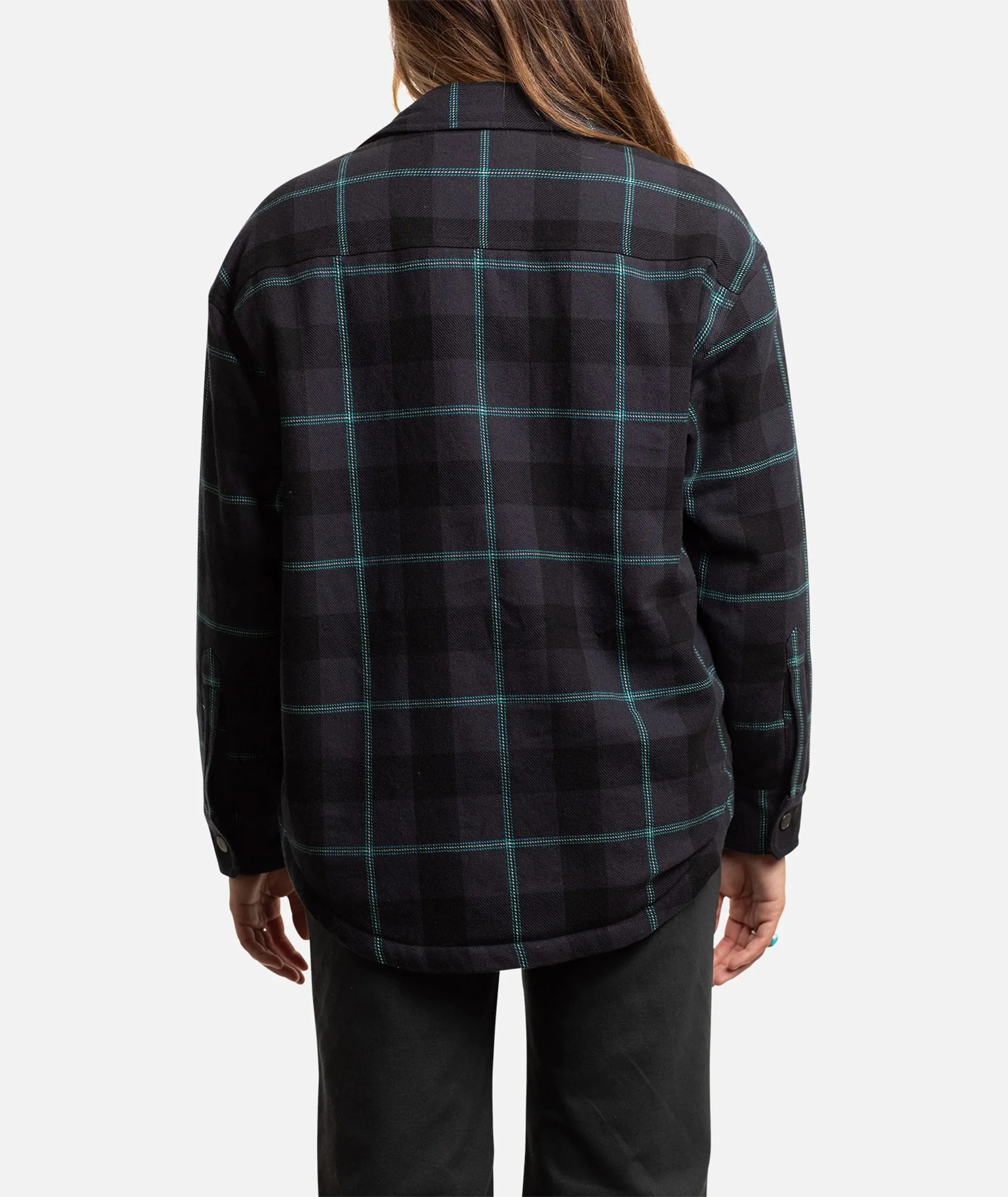 JETTY NIVEAN FLANNEL JACKET - BLK
