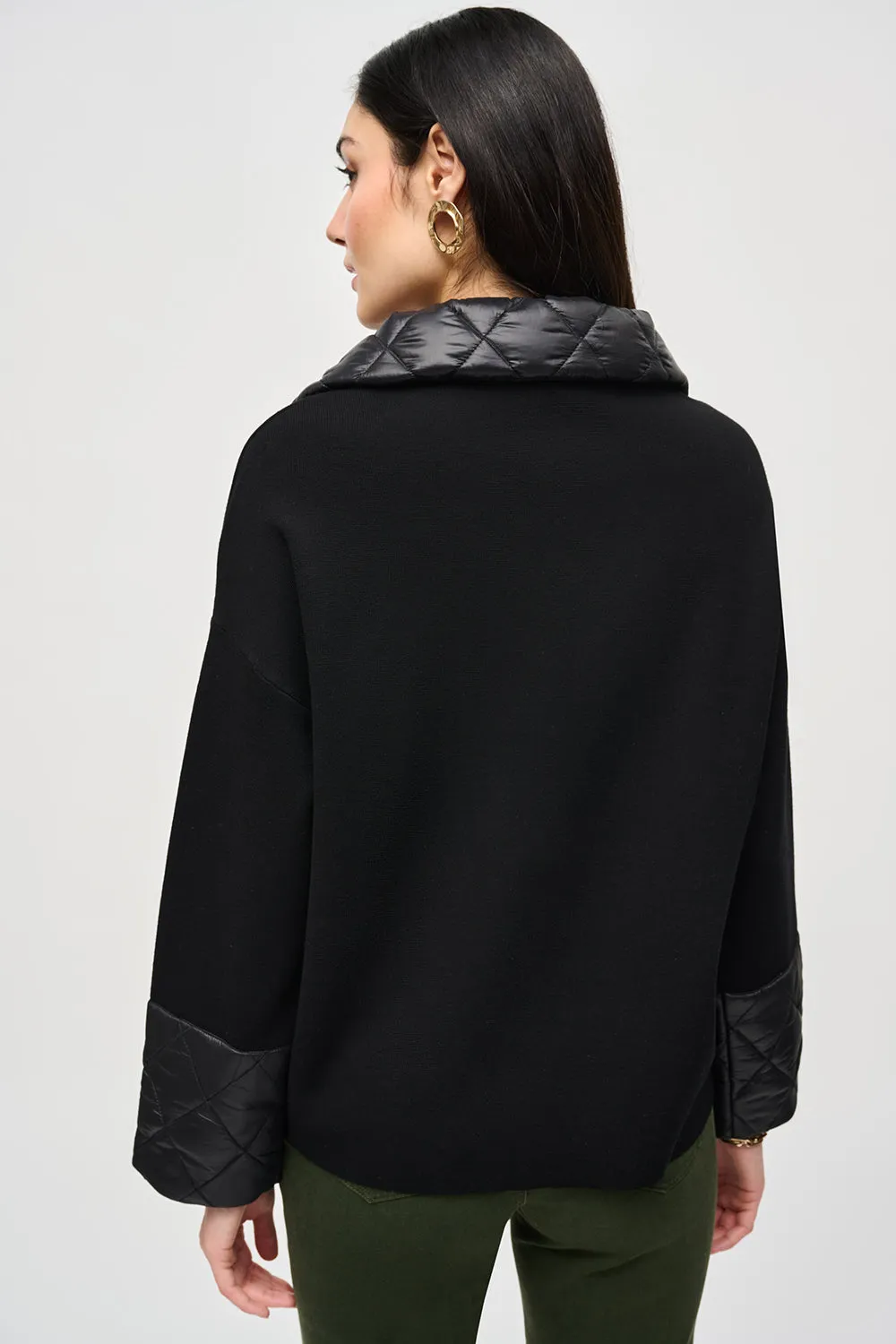 Joseph Ribkoff Sweater Knit Zipped Jacket Jr243933
