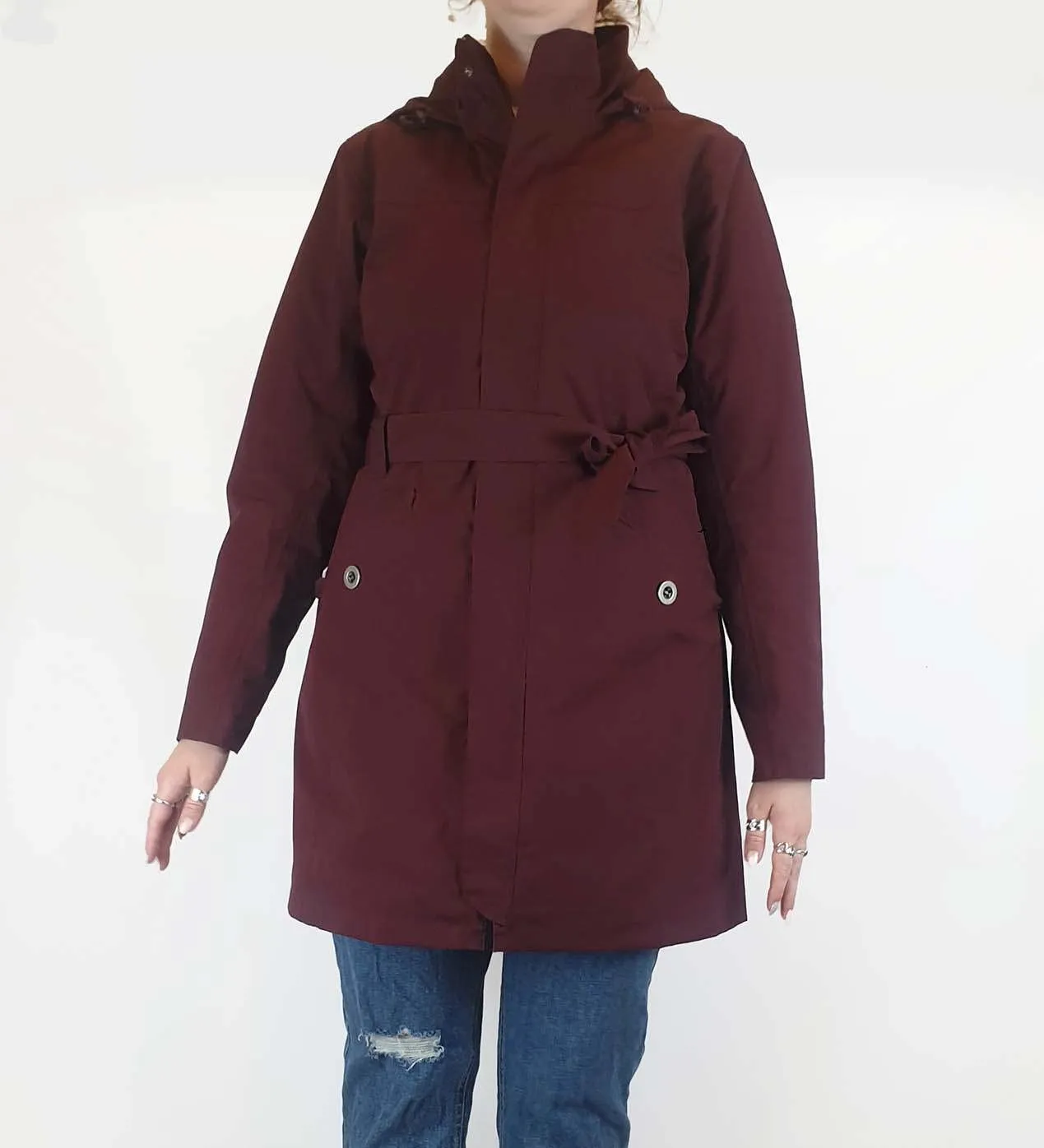 Kathmandu purple waterproof and windproof jacket size 12