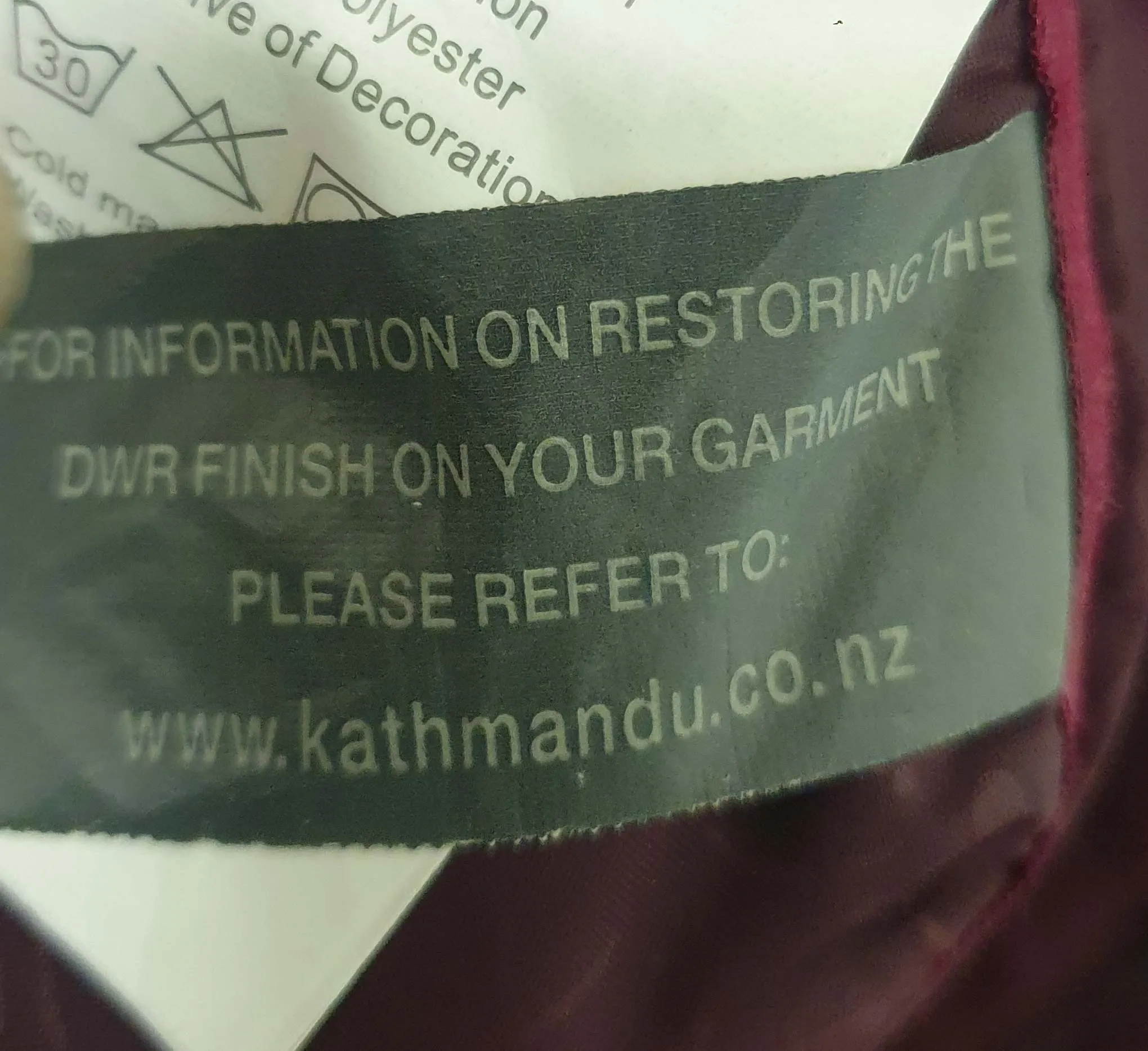 Kathmandu purple waterproof and windproof jacket size 12
