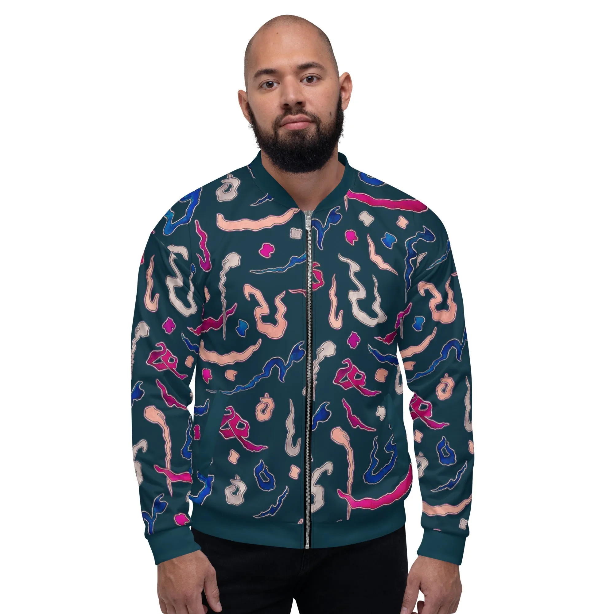 Kindness 3 | All-Over Printed Unisex Bomber Jacket