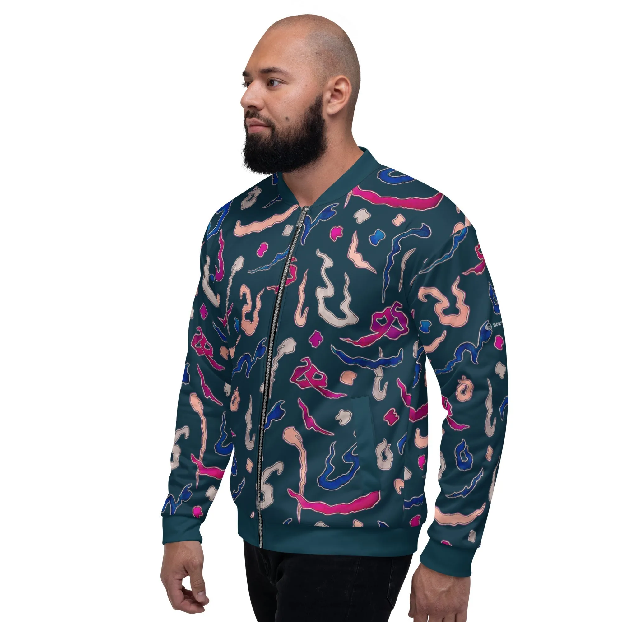 Kindness 3 | All-Over Printed Unisex Bomber Jacket