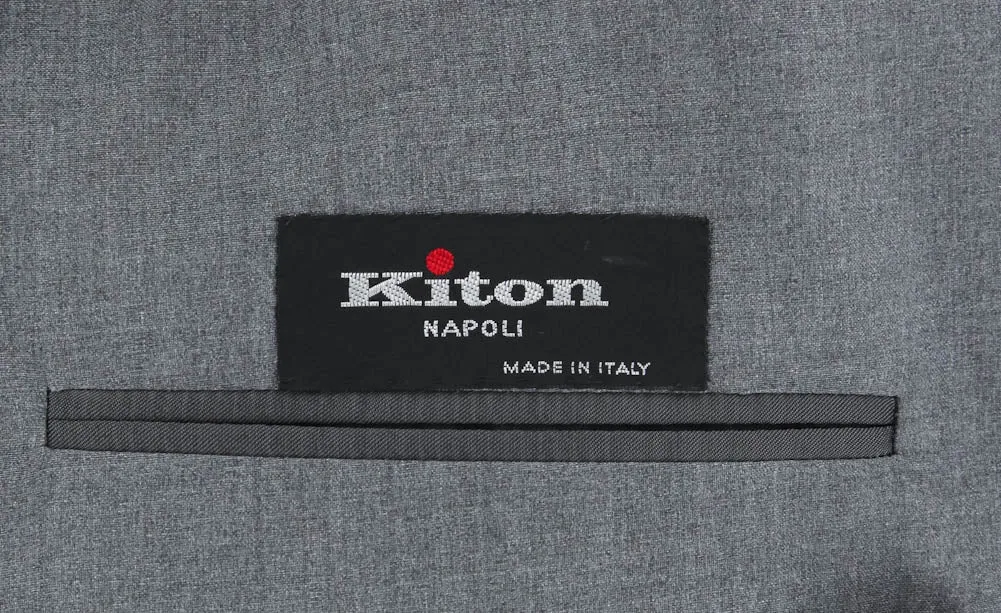 Kiton Gray Jacket - 40 US / 50 EU