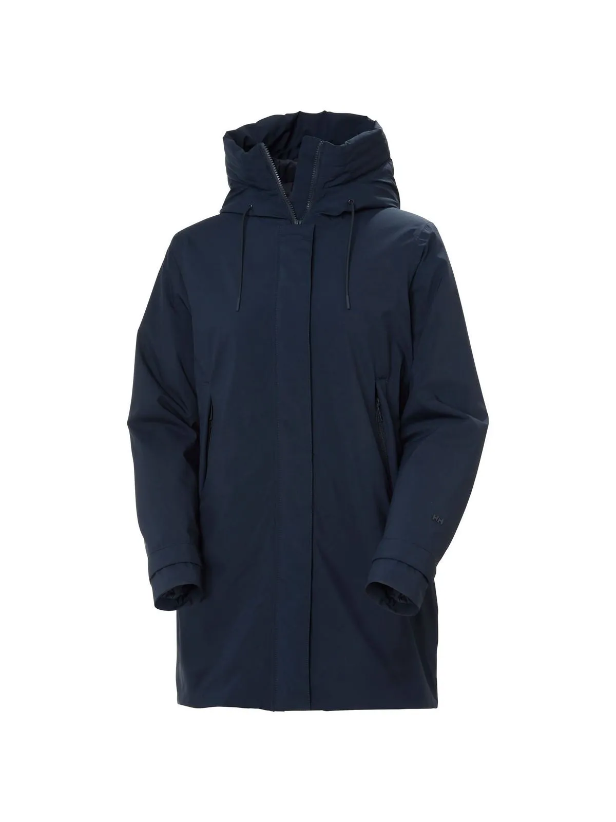 Kurtka przeciwdeszczowa damska Helly Hansen W Victoria Ins Mid Rain Jacket granatowy