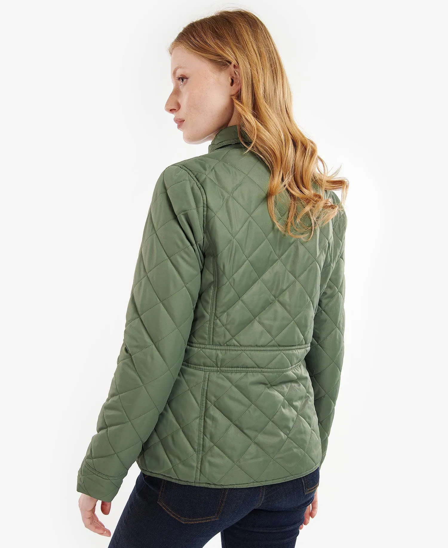LADIES BARBOUR JEMIMA QUILTED JACKET - WINTERPINE