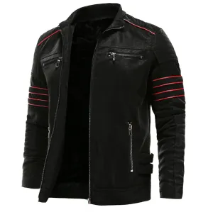 Leather jacket for men