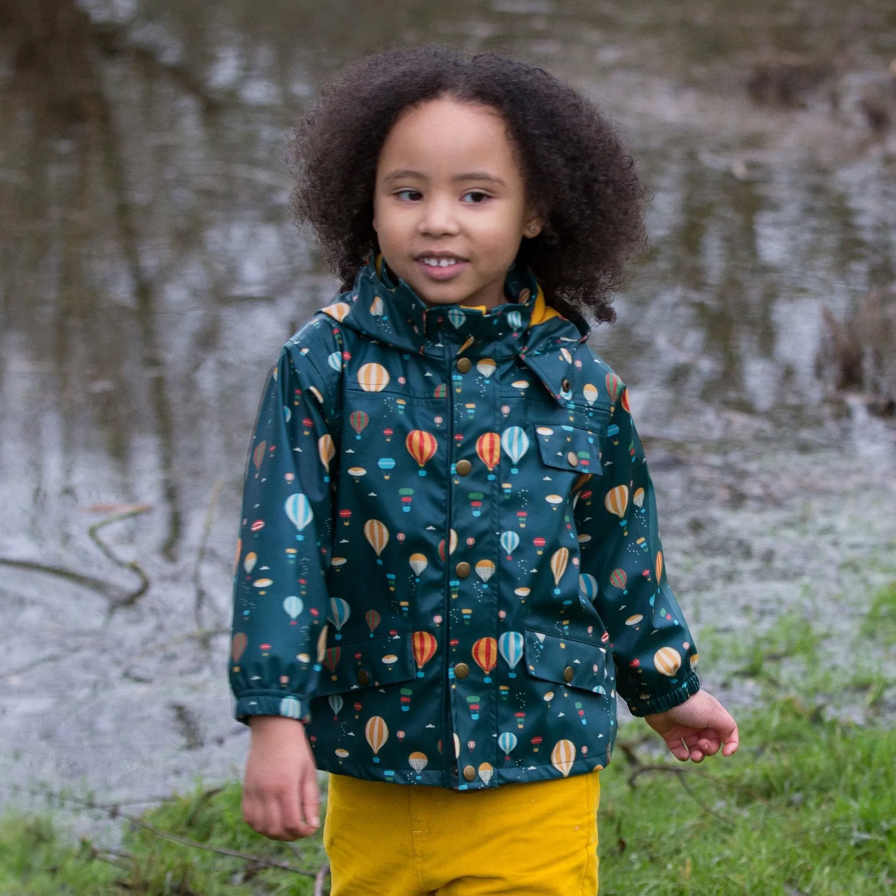 Little Green Radicals Higher Ground Waterproof Lined Raincoat (5-6yrs)