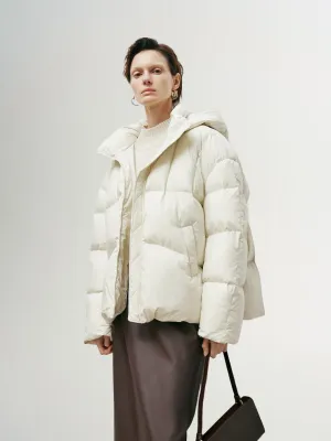Loose-Fit Goose Down Puffer Jacket