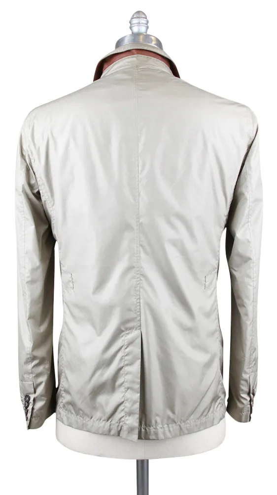 Luciano Barbera Beige Jacket - 42 US / 52 EU