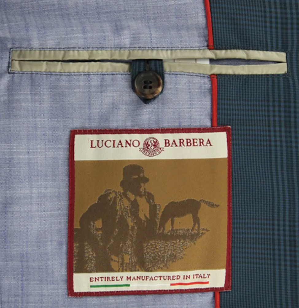 Luciano Barbera Blue Jacket – Size: 40 US / 50 EU