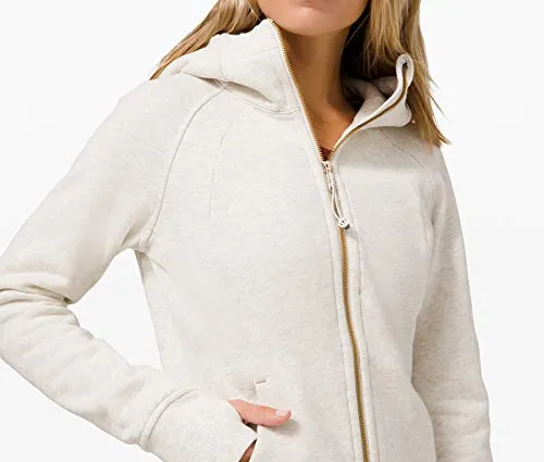 Lululemon Scuba Hoodie (Heathered Ivory Grey, 10)