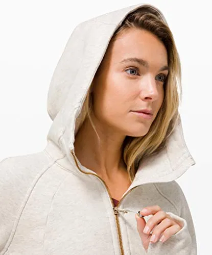 Lululemon Scuba Hoodie (Heathered Ivory Grey, 10)