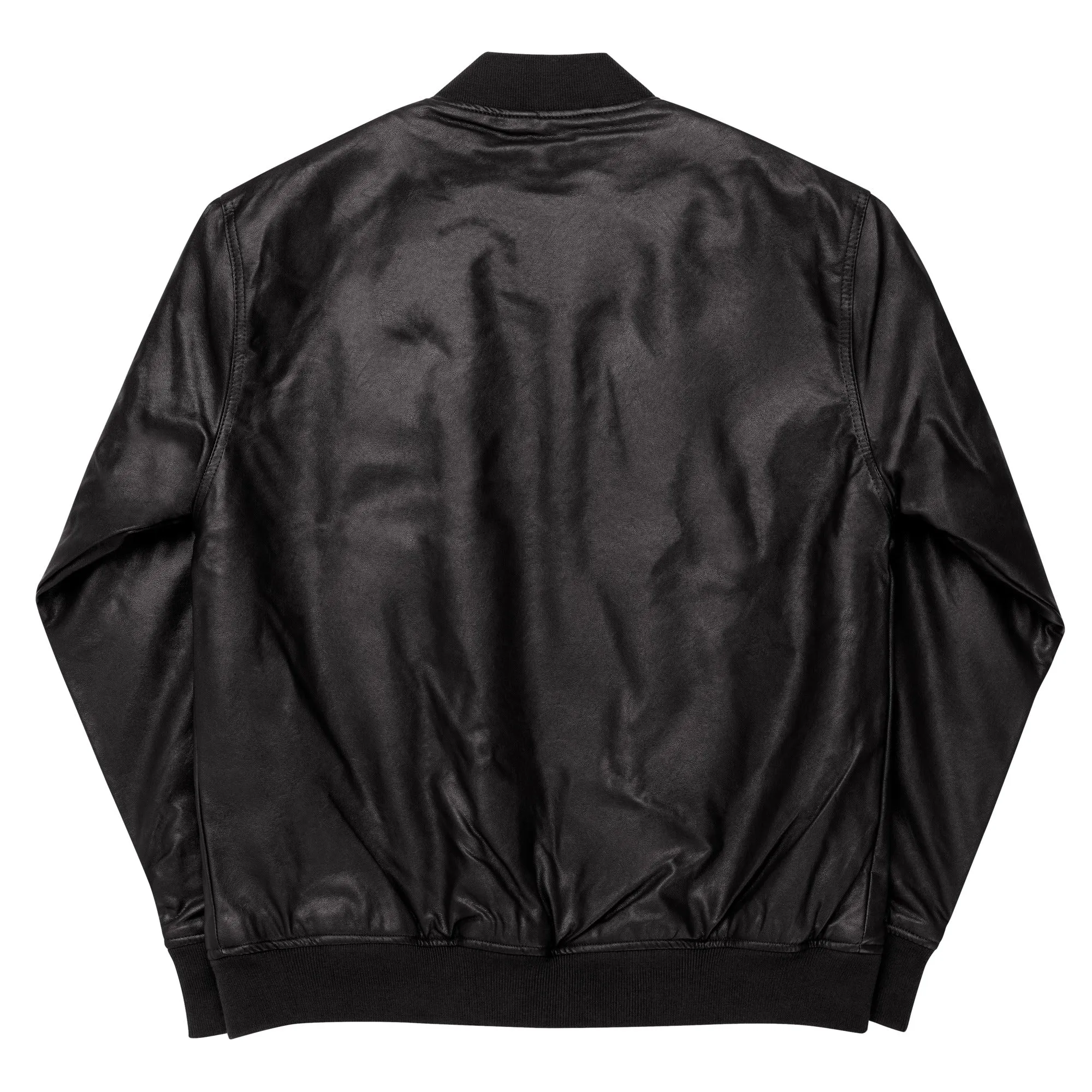 Maadish | Leather Bomber Jacket