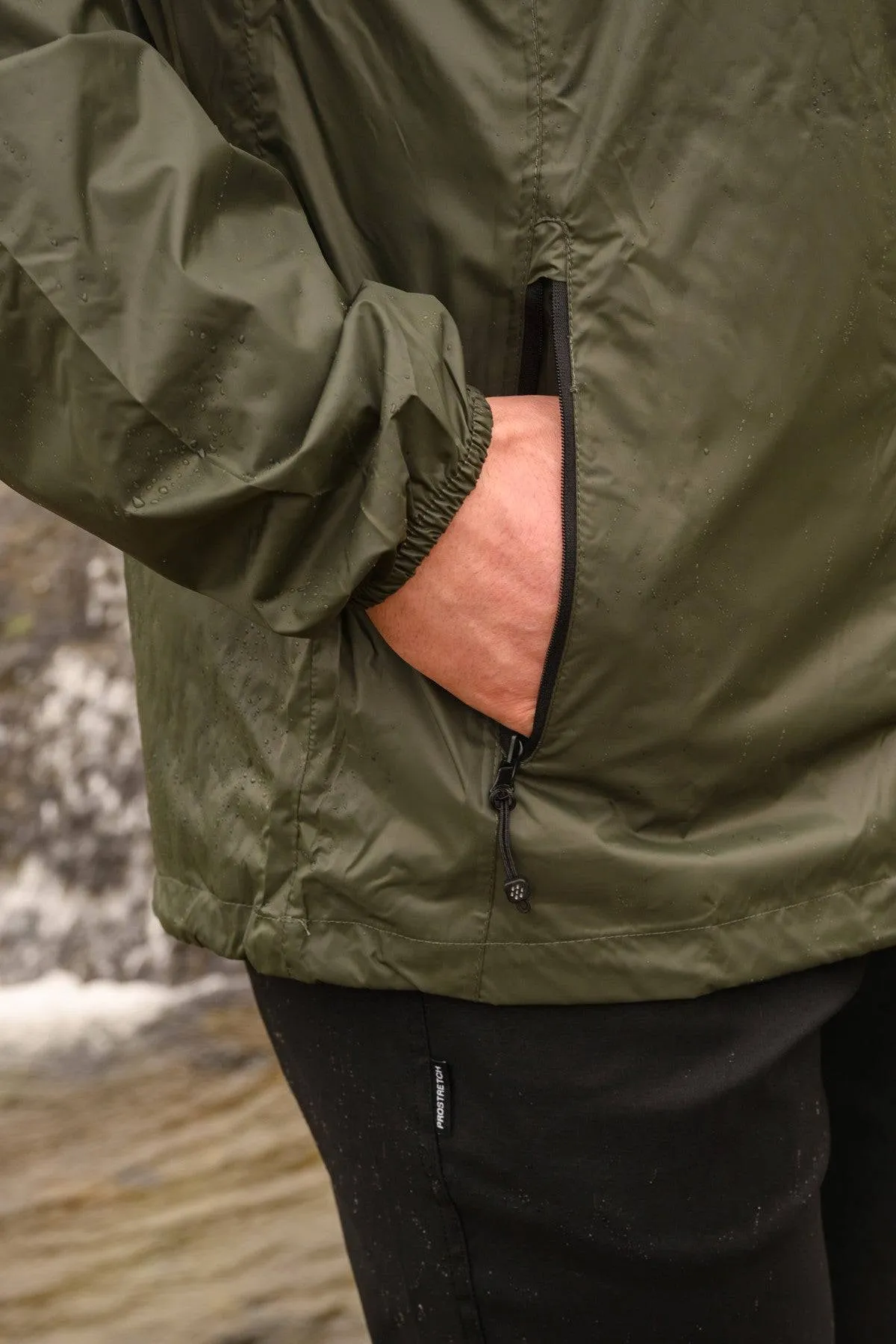 Mac in a Sac Adults Origin Waterproof Breathable Windproof Unisex Packable Jacket-KHAKI