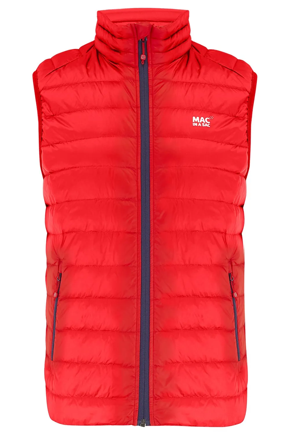 Mac in a Sac Alpine Mens Down Gilet - Red