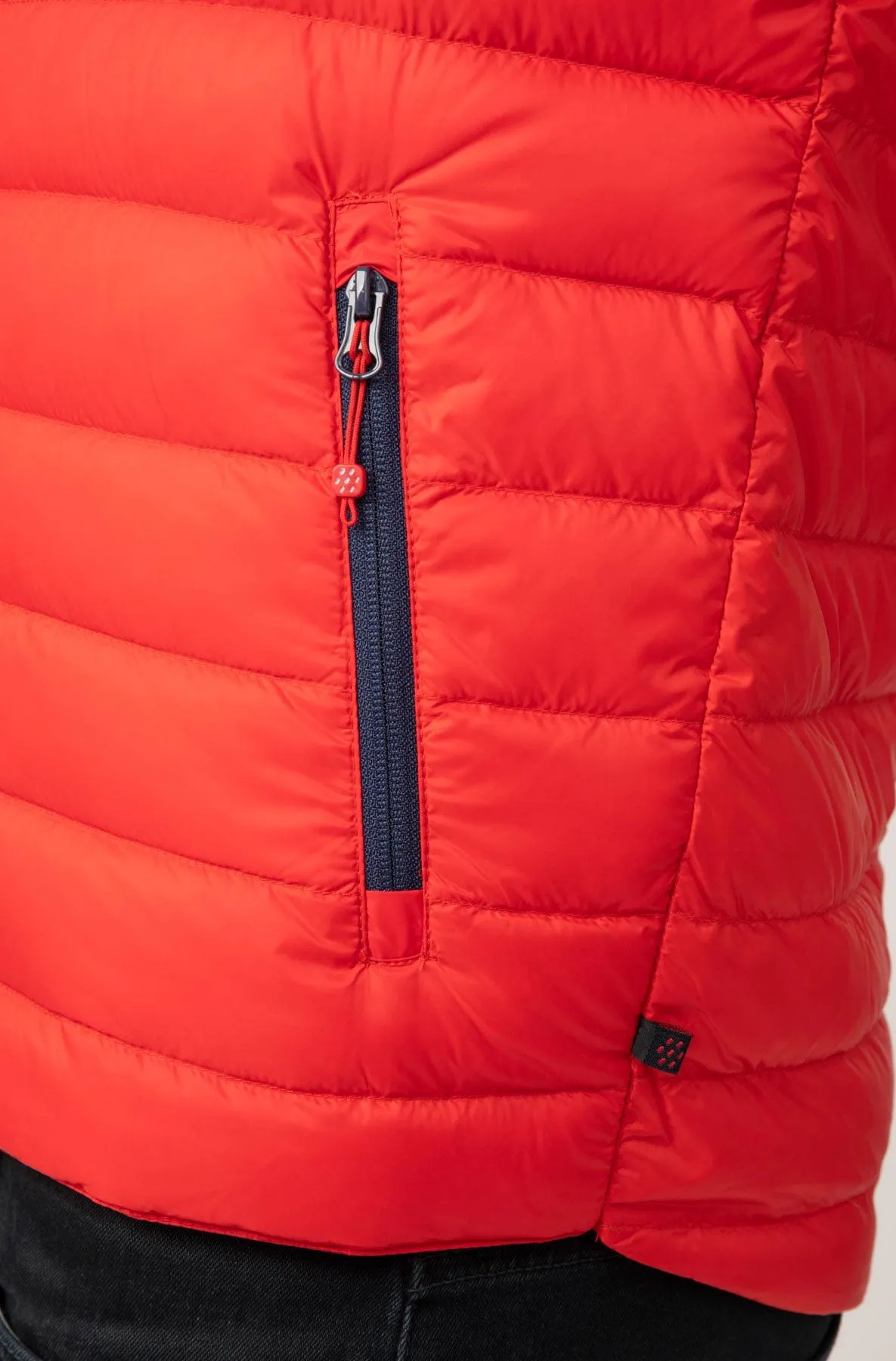 Mac in a Sac Alpine Mens Down Gilet - Red