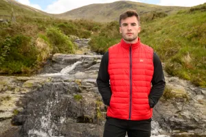 Mac in a Sac Alpine Mens Down Gilet - Red