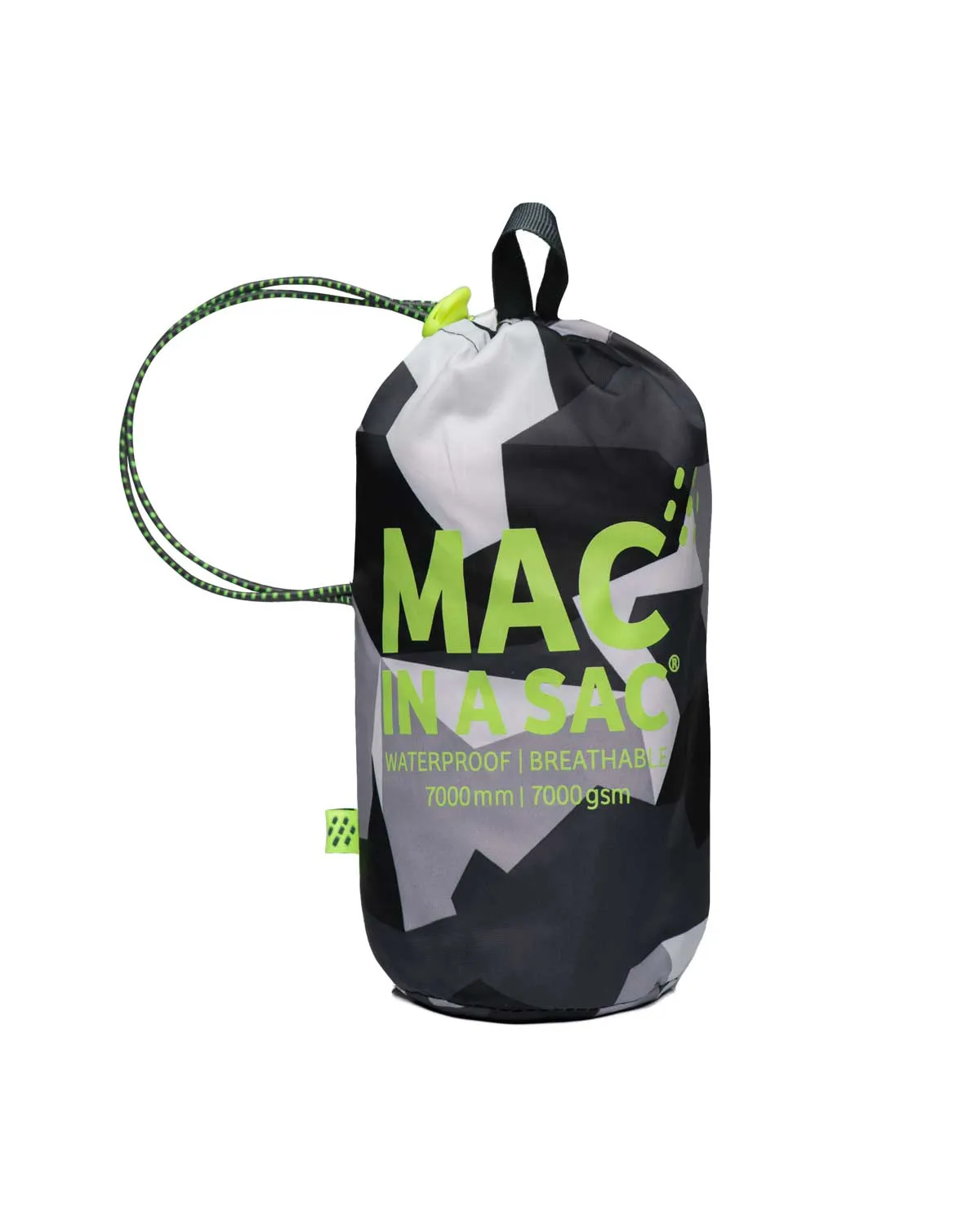 Mac in a Sac Edition Unisex Waterproof Packable Jacket - White Camo