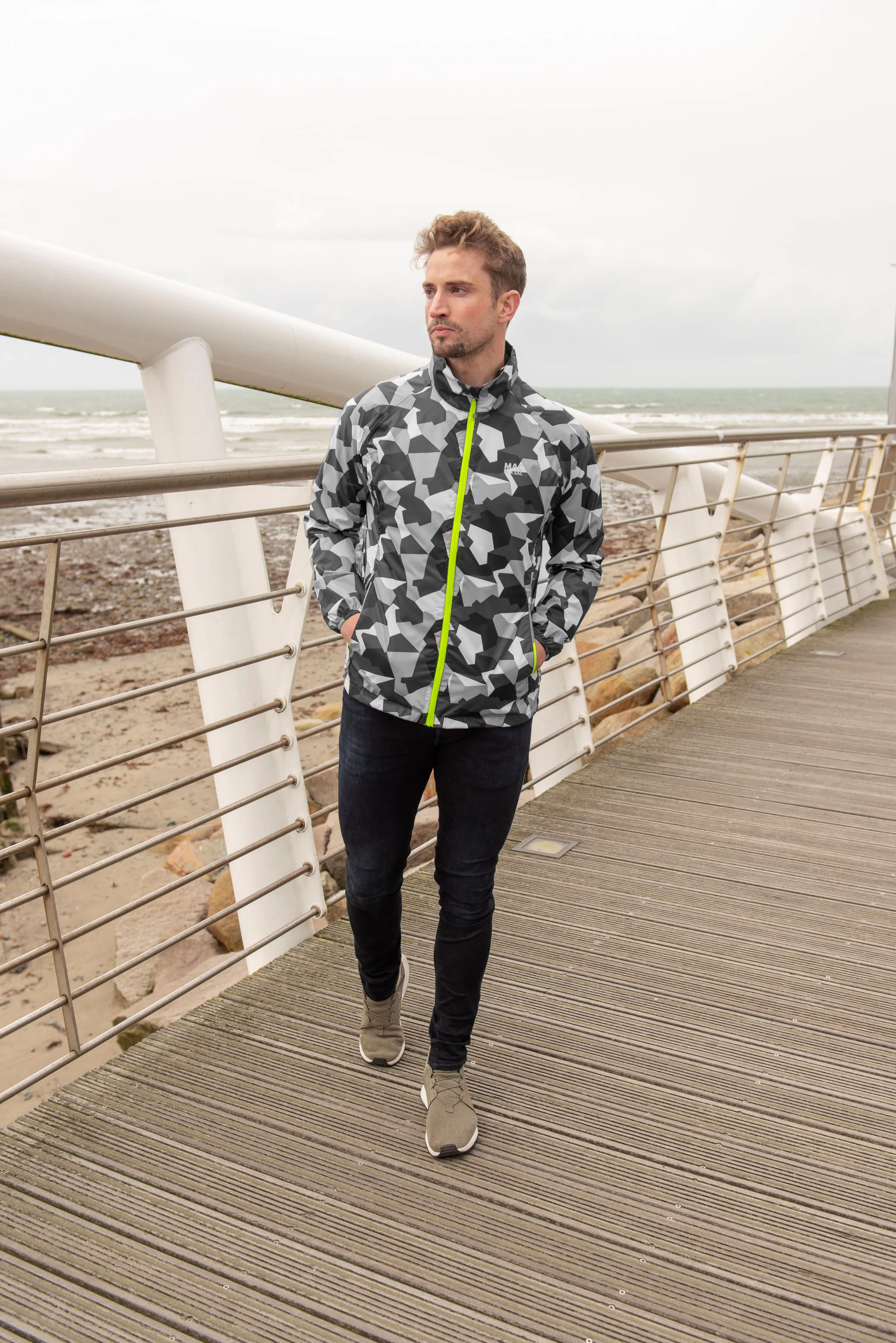 Mac in a Sac Edition Unisex Waterproof Packable Jacket - White Camo