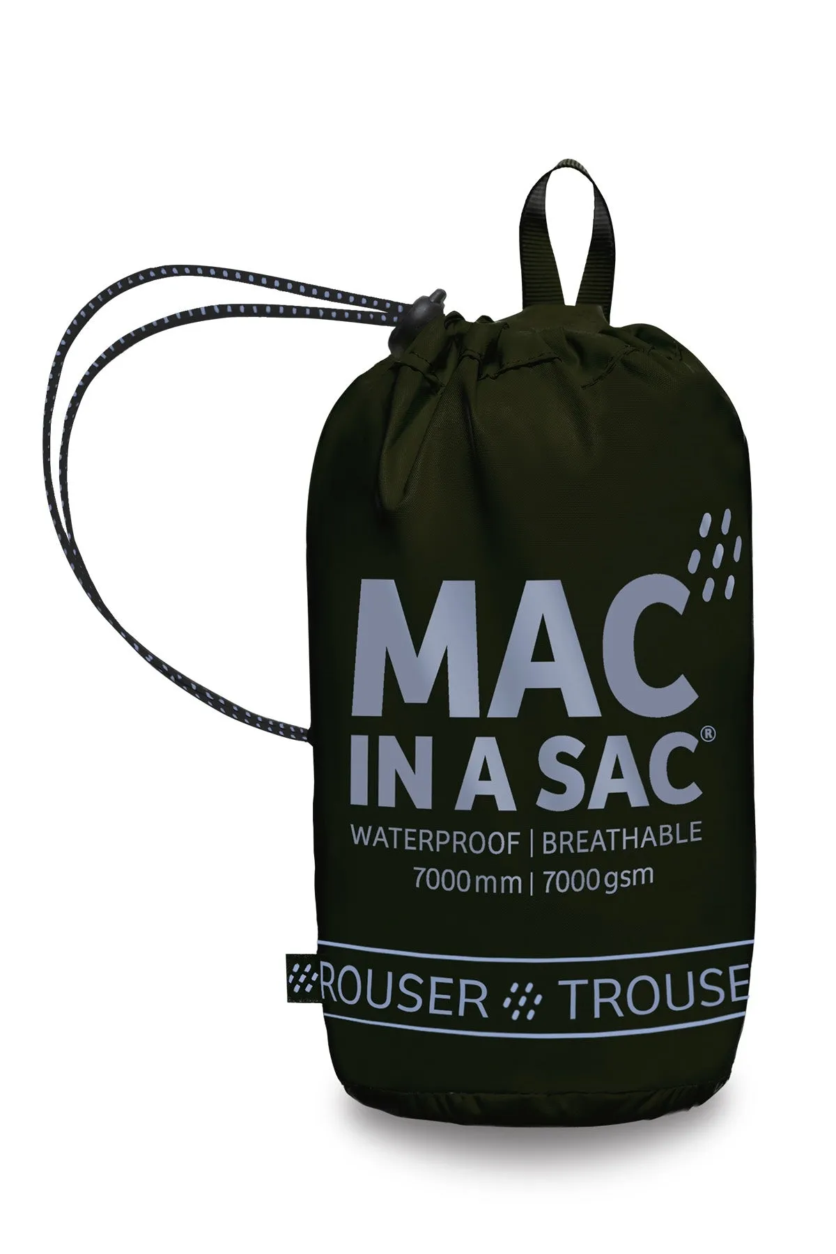 Mac in a Sac Origin Unisex Packaway Overtrousers - Black