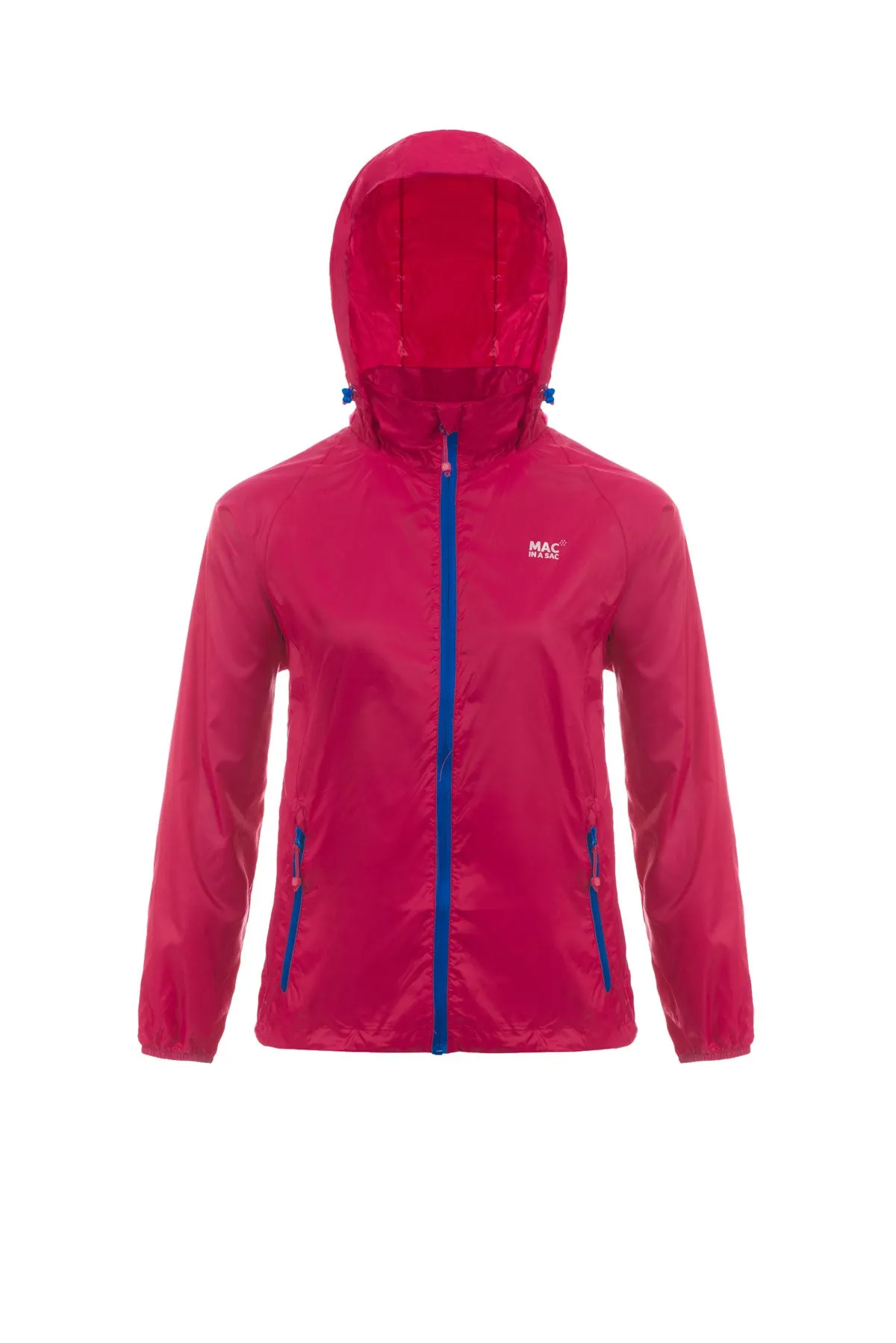 Mac in a Sac Origin Unisex Waterproof Packaway Jacket - Magenta