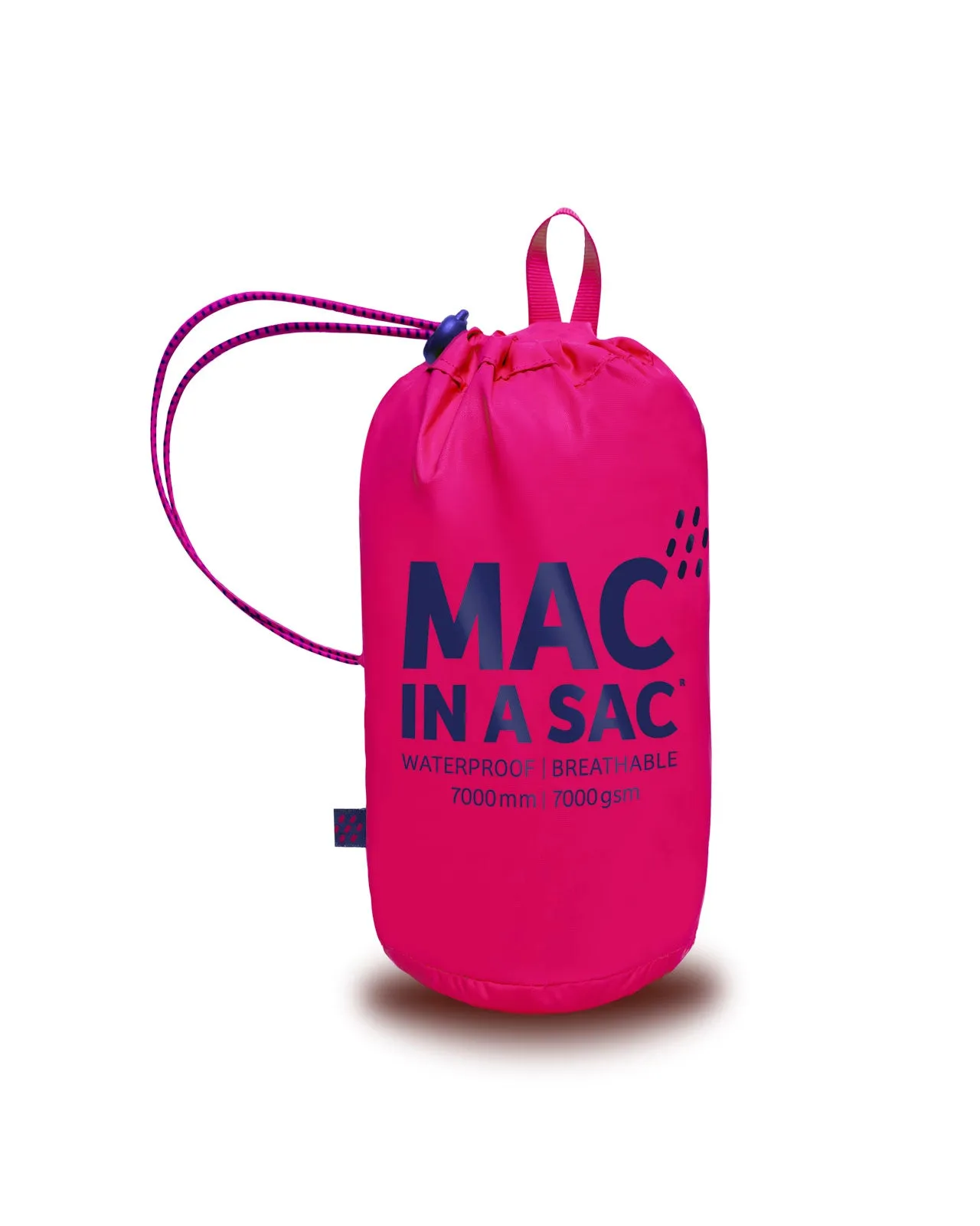Mac in a Sac Origin Unisex Waterproof Packaway Jacket - Magenta