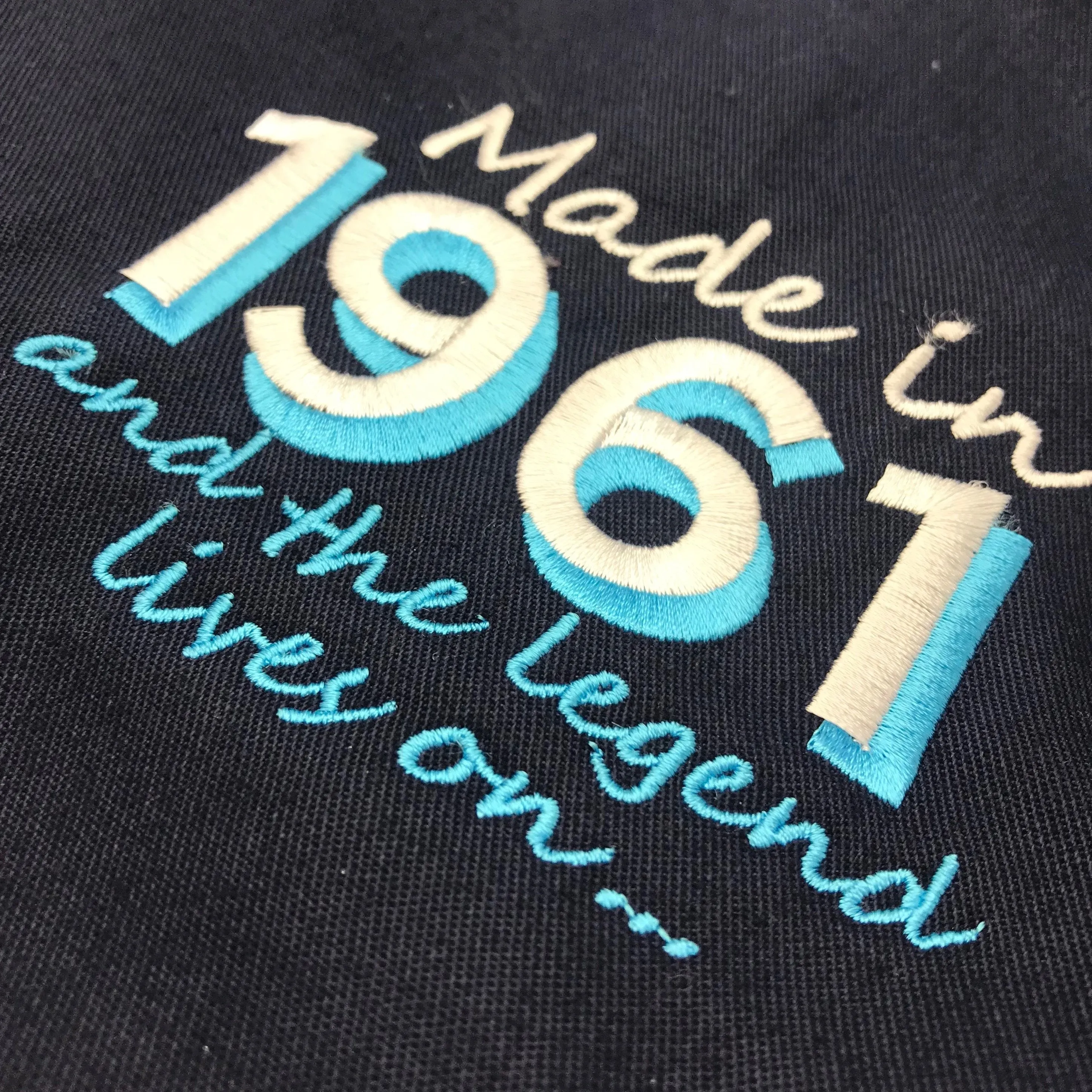 Made in 1961 and The Legned Lives On Embroidered Premium Outdoor Jacket