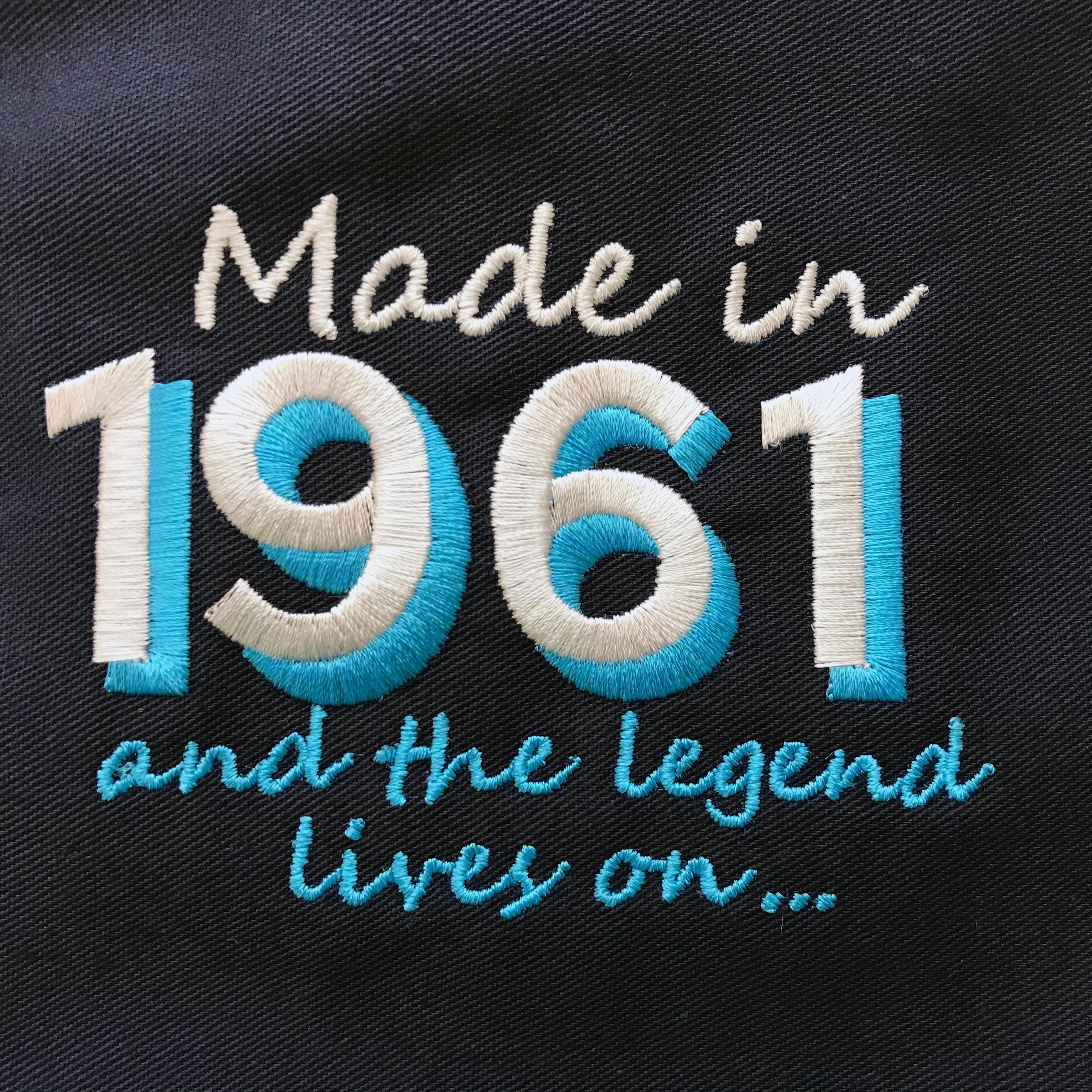 Made in 1961 and The Legned Lives On Embroidered Premium Outdoor Jacket