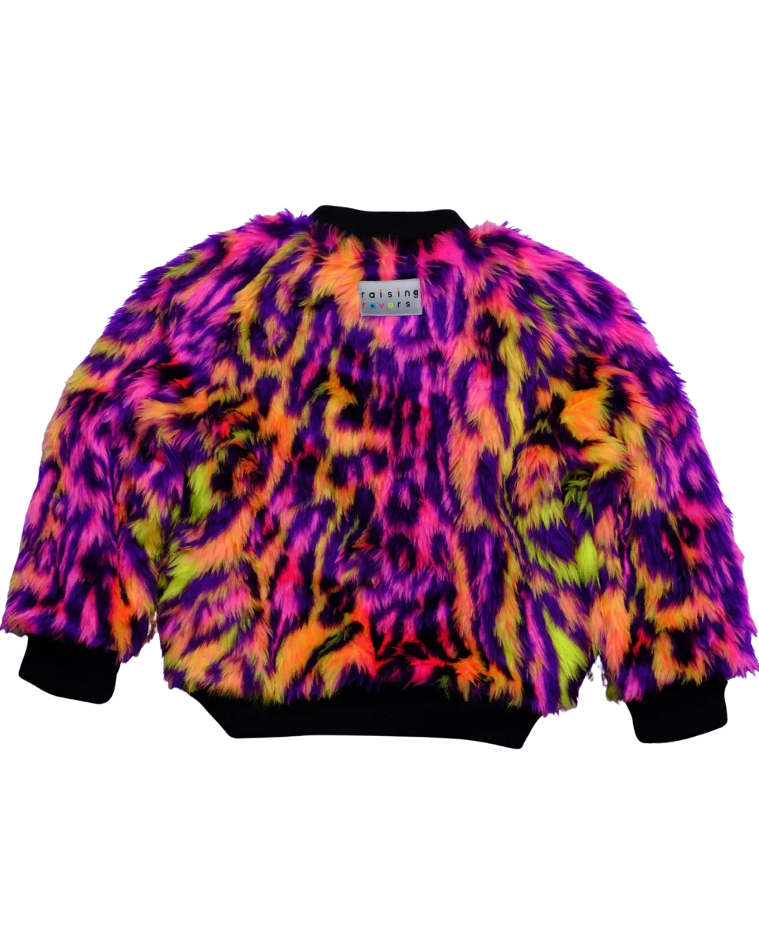 Made to Order - Jungle Boogie Bomber Jacket by Raising Ravers - Leopard Print, Ages 2-12
