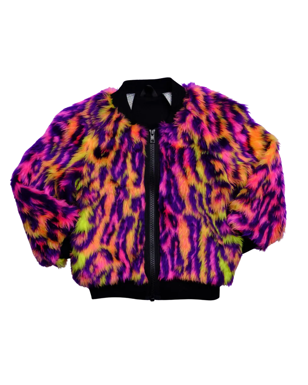 Made to Order - Jungle Boogie Bomber Jacket by Raising Ravers - Leopard Print, Ages 2-12
