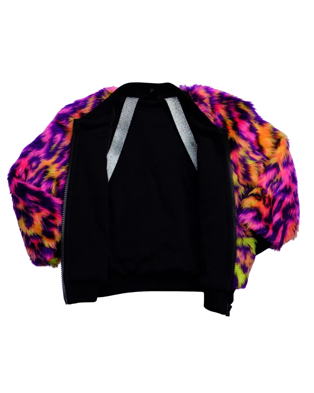 Made to Order - Jungle Boogie Bomber Jacket by Raising Ravers - Leopard Print, Ages 2-12