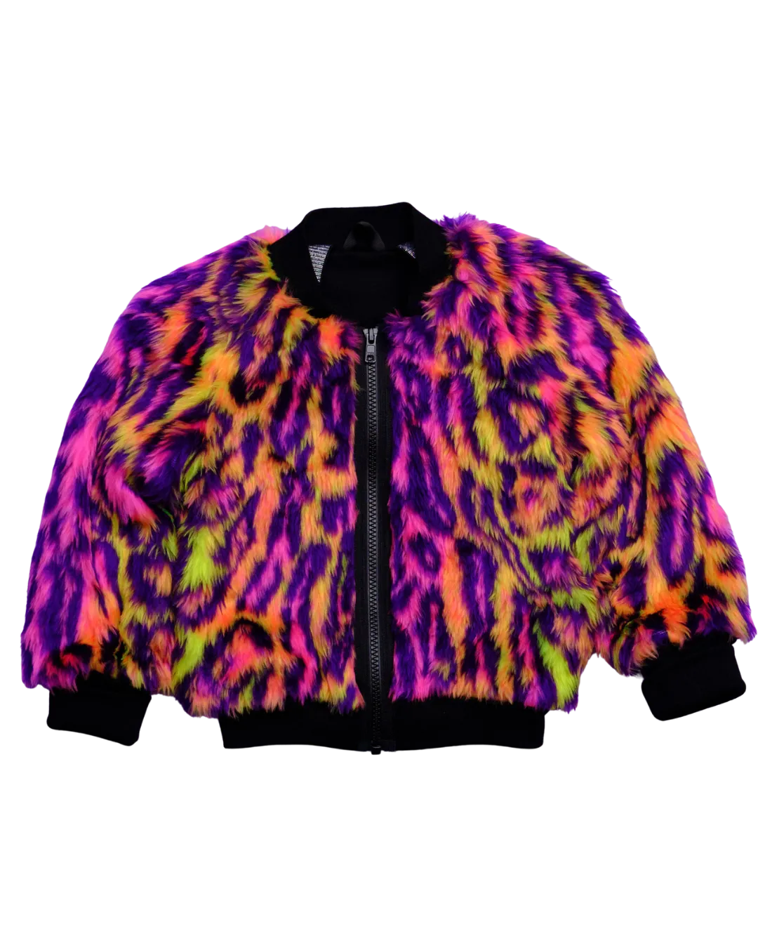 Made to Order - Jungle Boogie Bomber Jacket by Raising Ravers - Leopard Print, Ages 2-12