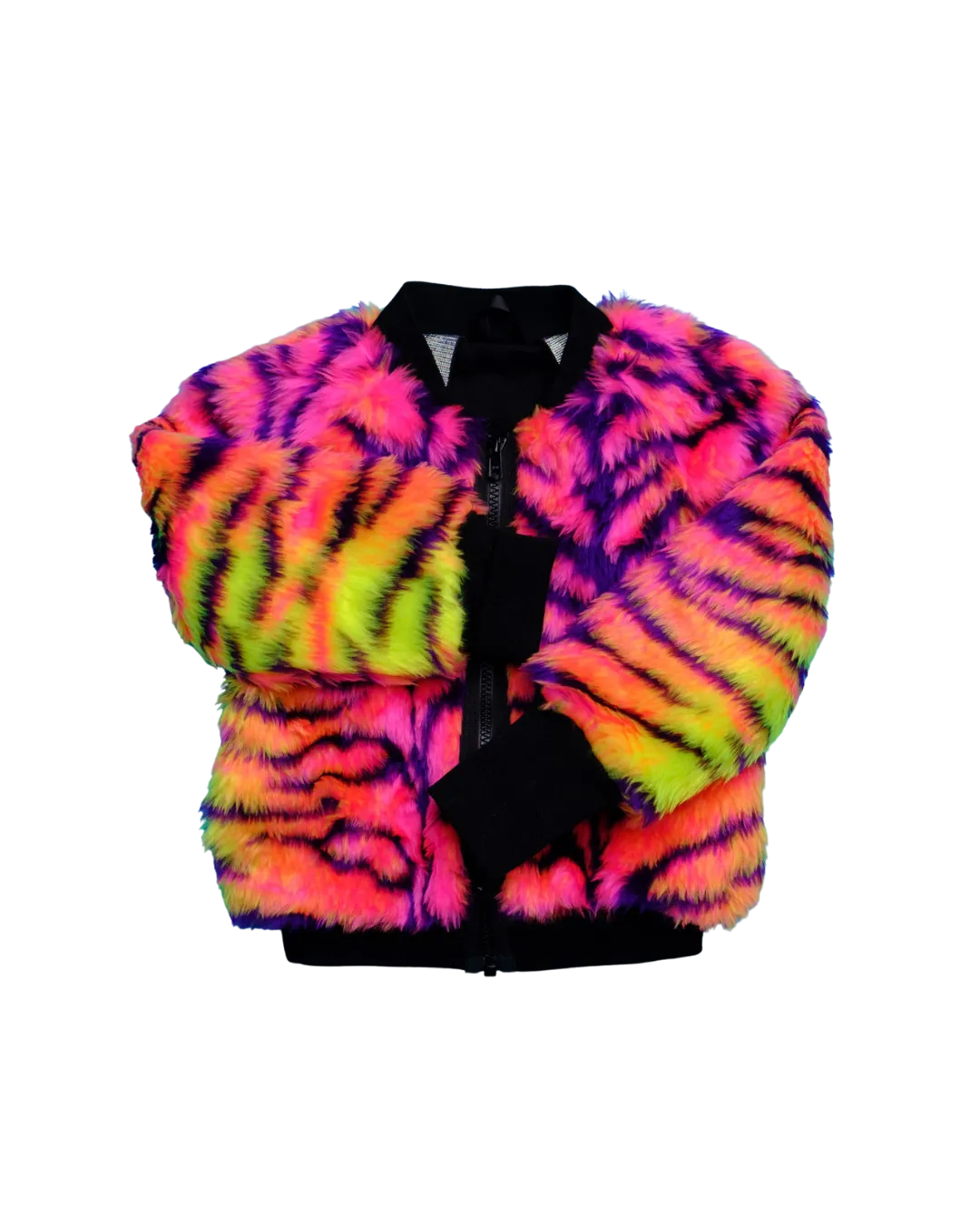 Made to Order - Jungle Boogie Bomber Jacket by Raising Ravers - Tiger Print, Ages 2-12